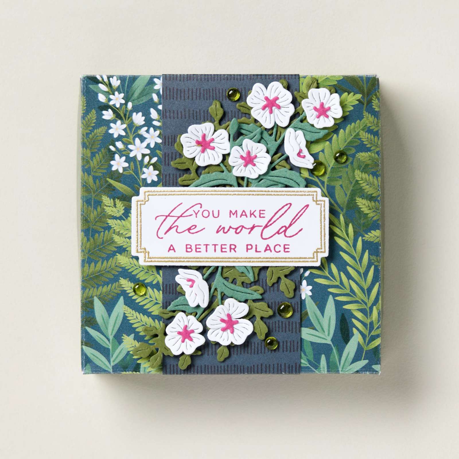 FERN & FLORA PHOTOPOLYMER STAMP SET (ENGLISH)