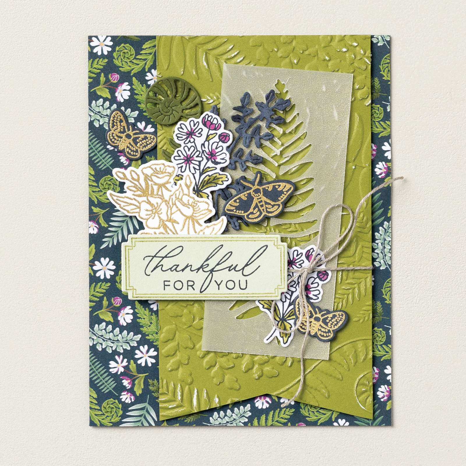 FERN & FLORA 3D EMBOSSING FOLDER