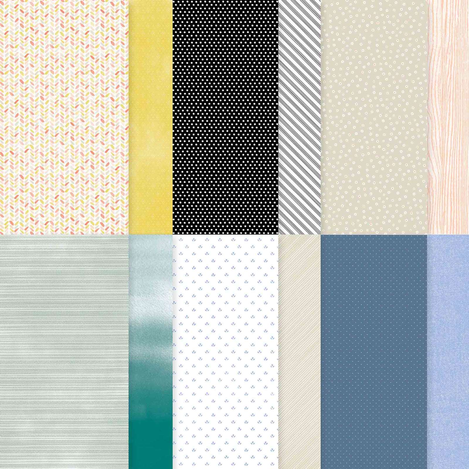 PAPER MEDLEY 12" X 12" (30.5 X 30.5 CM) MIX-IN DESIGNER SERIES PAPER