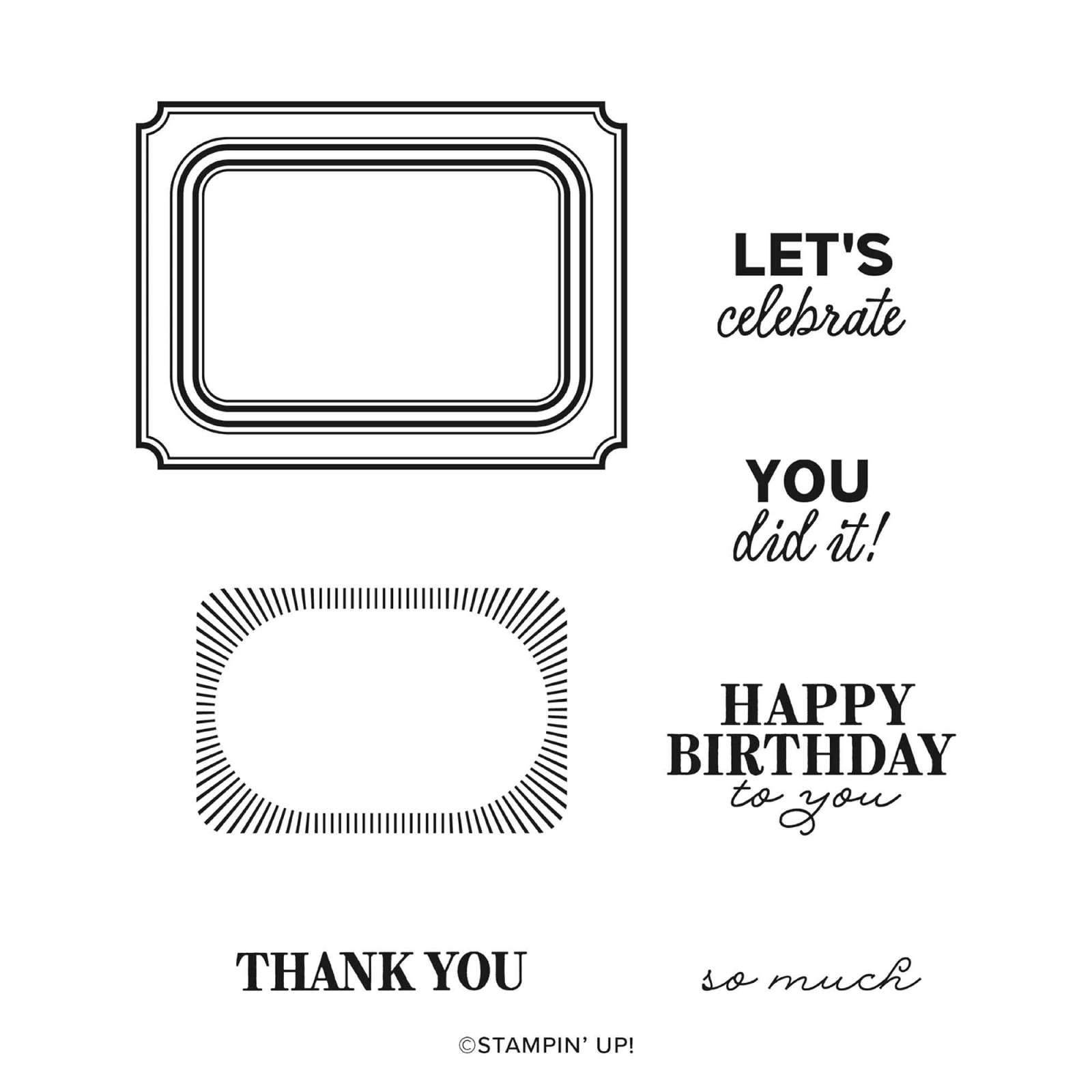EXCITING TIMES PHOTOPOLYMER STAMP SET (ENGLISH)