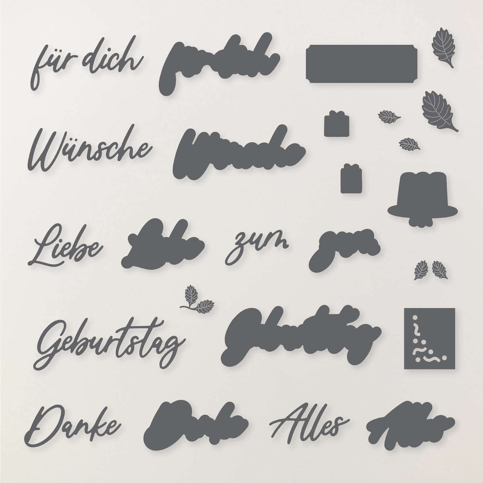 PRODUKTPAKET WORTE UND WÜNSCHE (DEUTSCH)