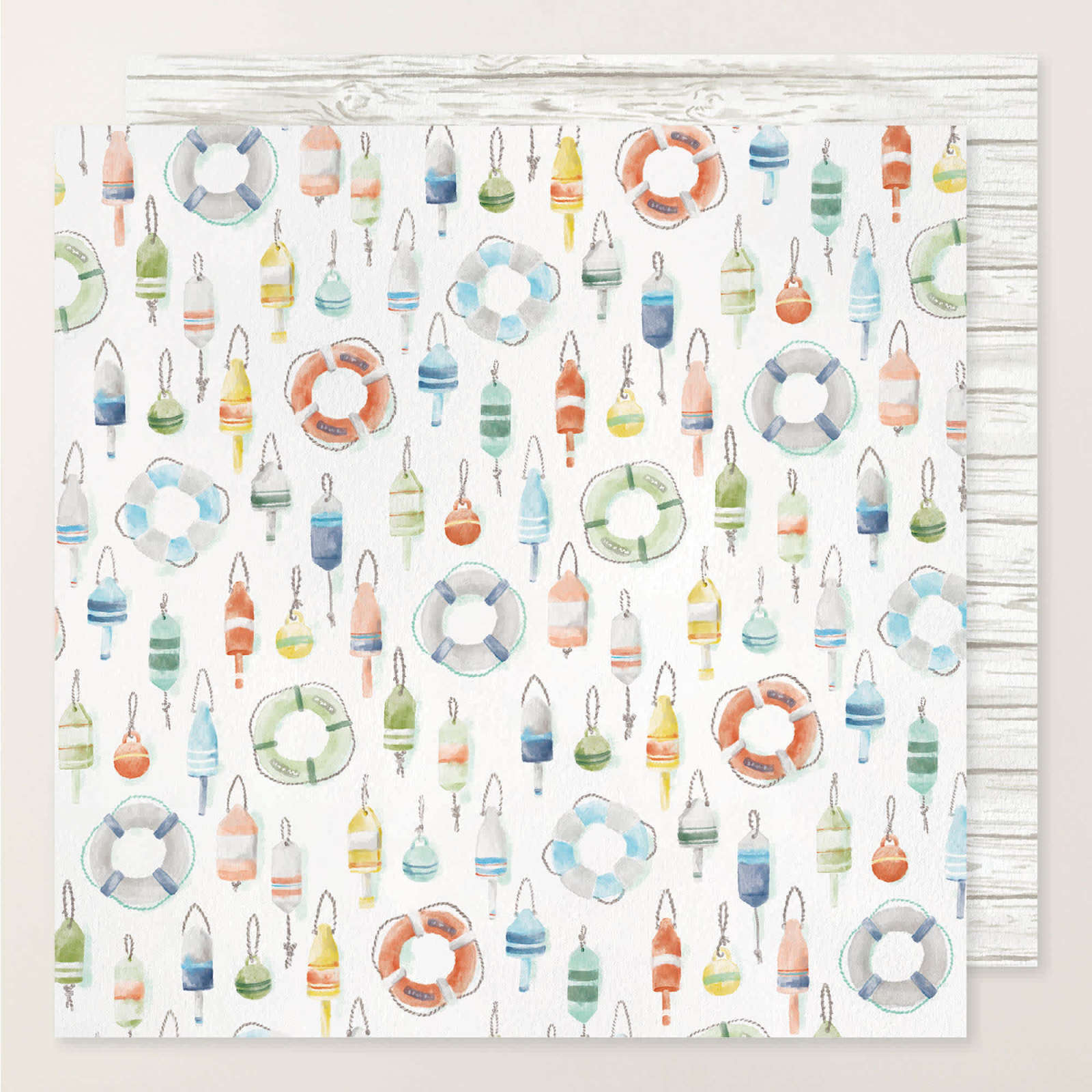 DESIGNERPAPIER 12" X 12" (30,5 X 30,5 CM) AUSZEIT AM MEER