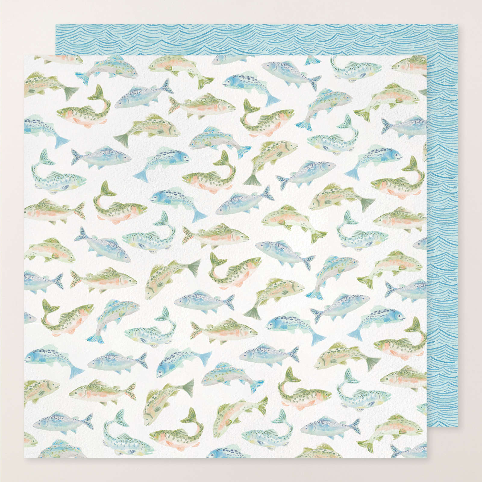 WATERSIDE RETREAT 12" X 12" (30.5 X 30.5 CM) DESIGNER SERIES PAPER