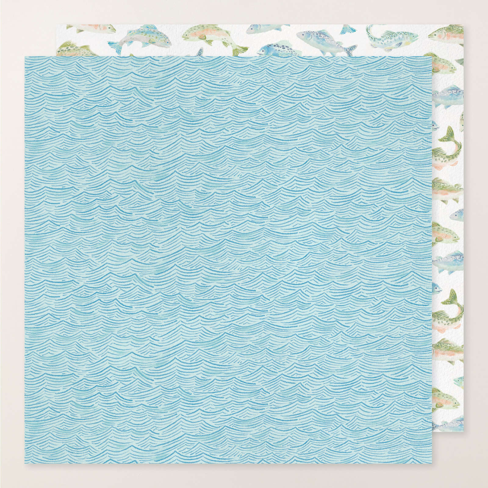 DESIGNERPAPIER 12" X 12" (30,5 X 30,5 CM) AUSZEIT AM MEER