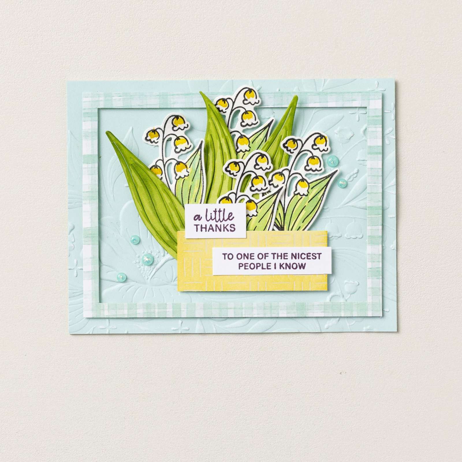 LILY OF THE VALLEY PHOTOPOLYMER STAMP SET (ENGLISH)