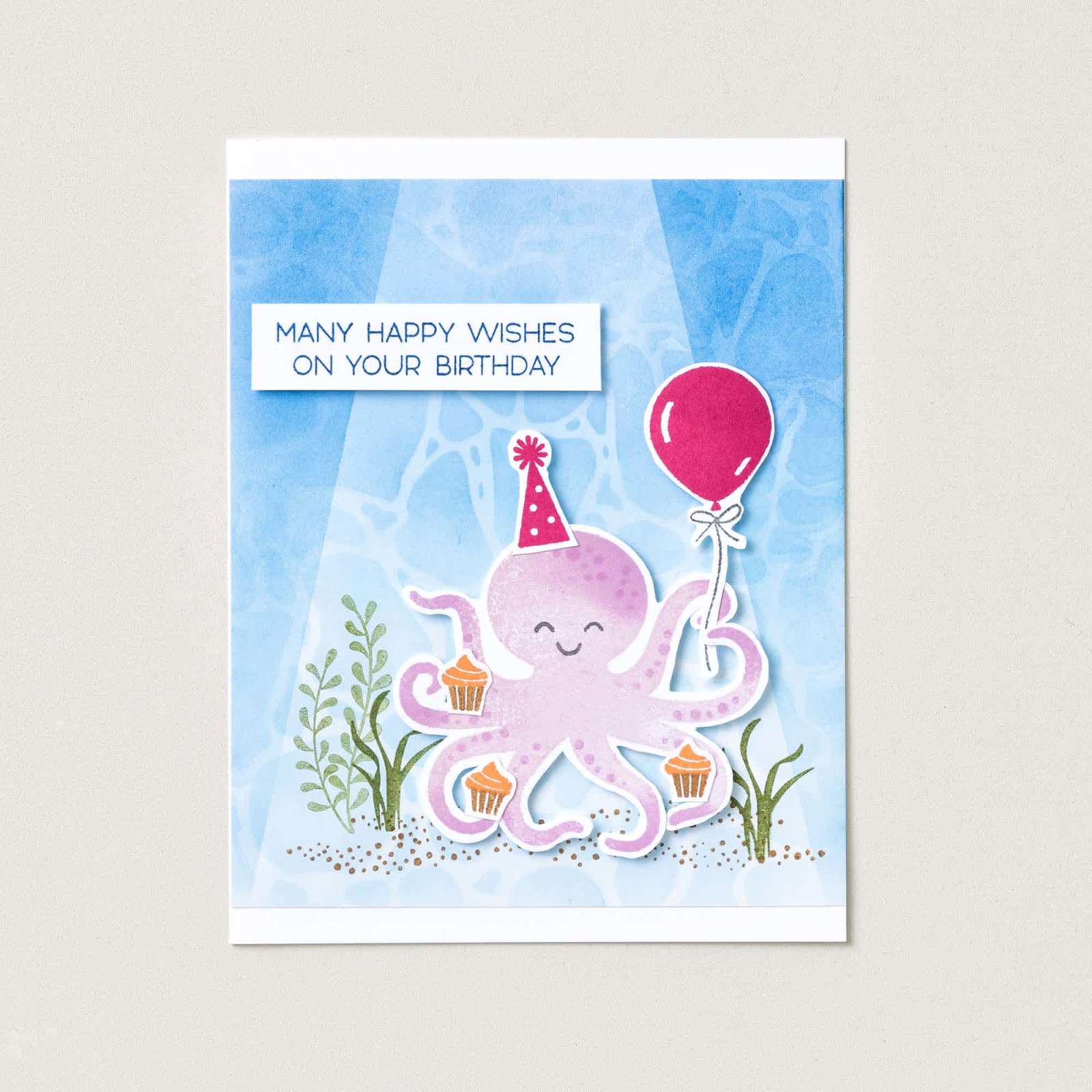 THOUGHTFUL OCTOPUS PHOTOPOLYMER STAMP SET (ENGLISH)