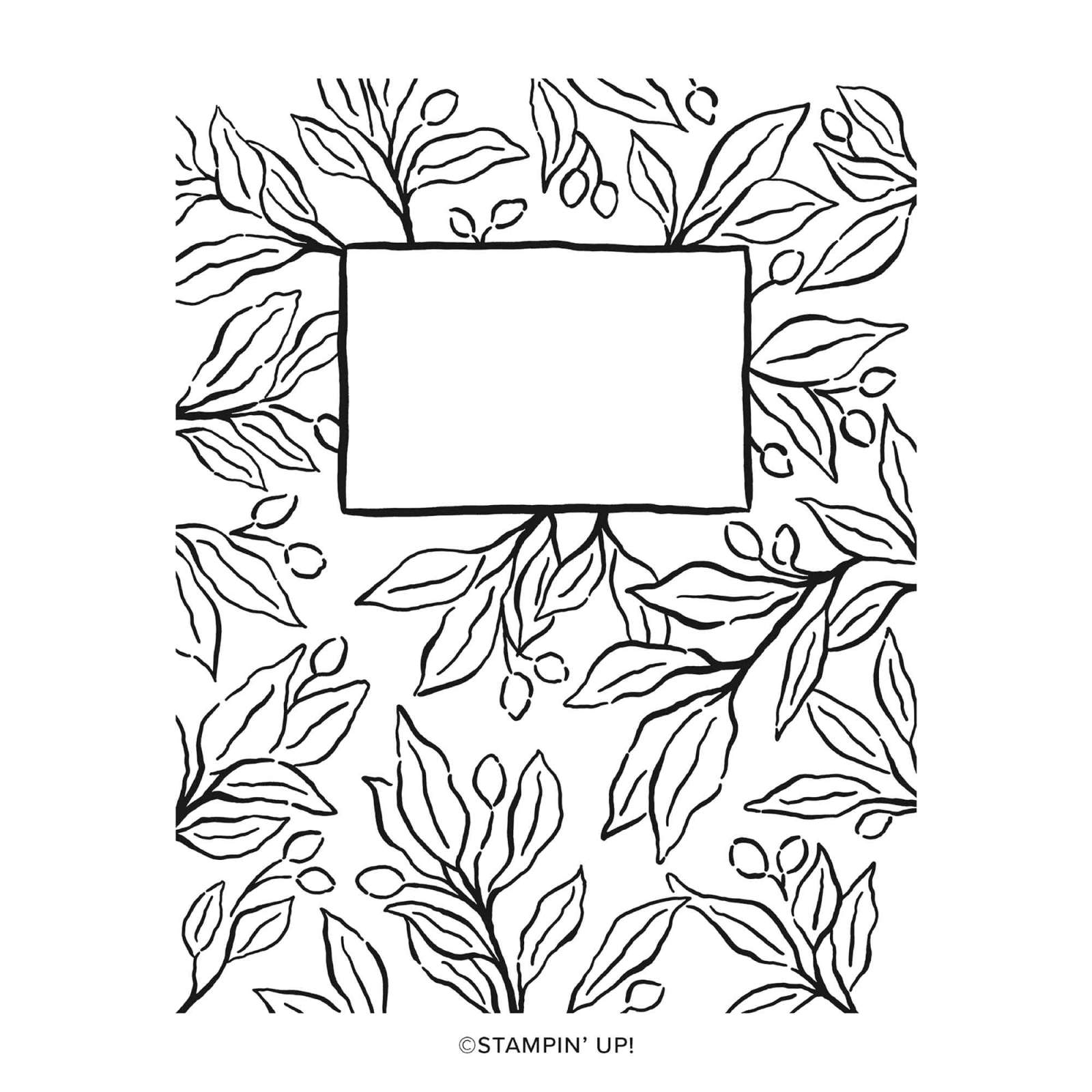 NATURE'S FRAME PHOTOPOLYMER STAMP SET