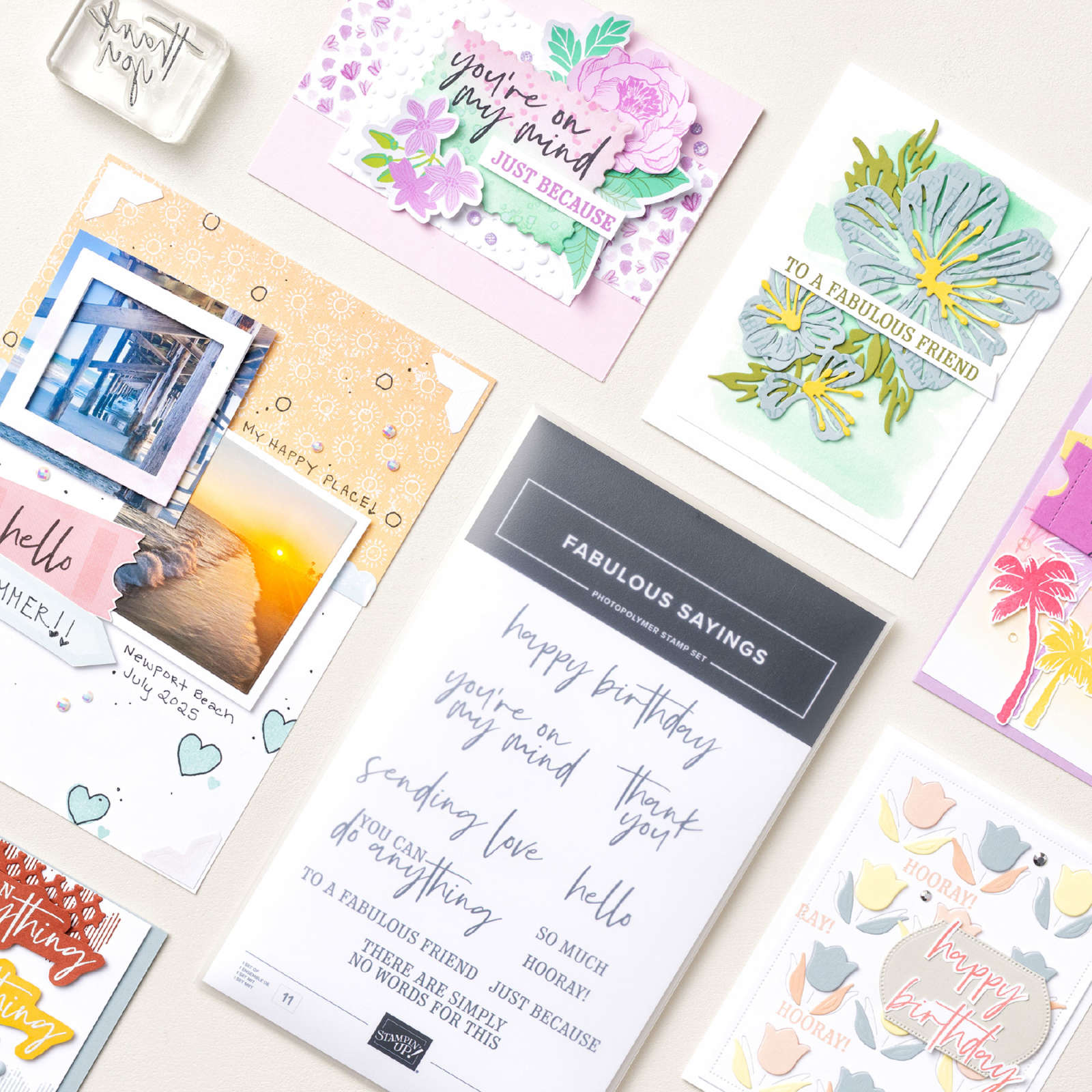 FABULOUS SAYINGS PHOTOPOLYMER STAMP SET (ENGLISH)