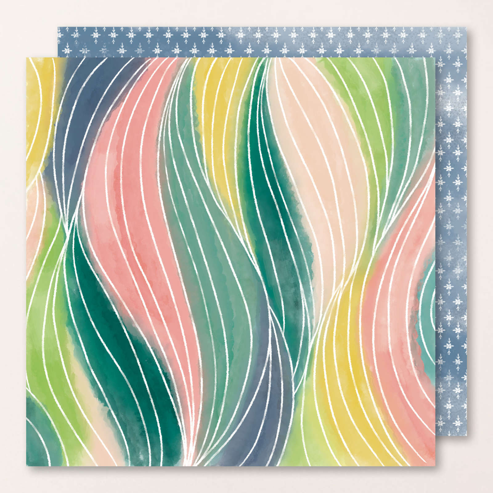 PAINTED ILLUSIONS 12" X 12" (30.5 X 30.5 CM) DESIGNER SERIES PAPER