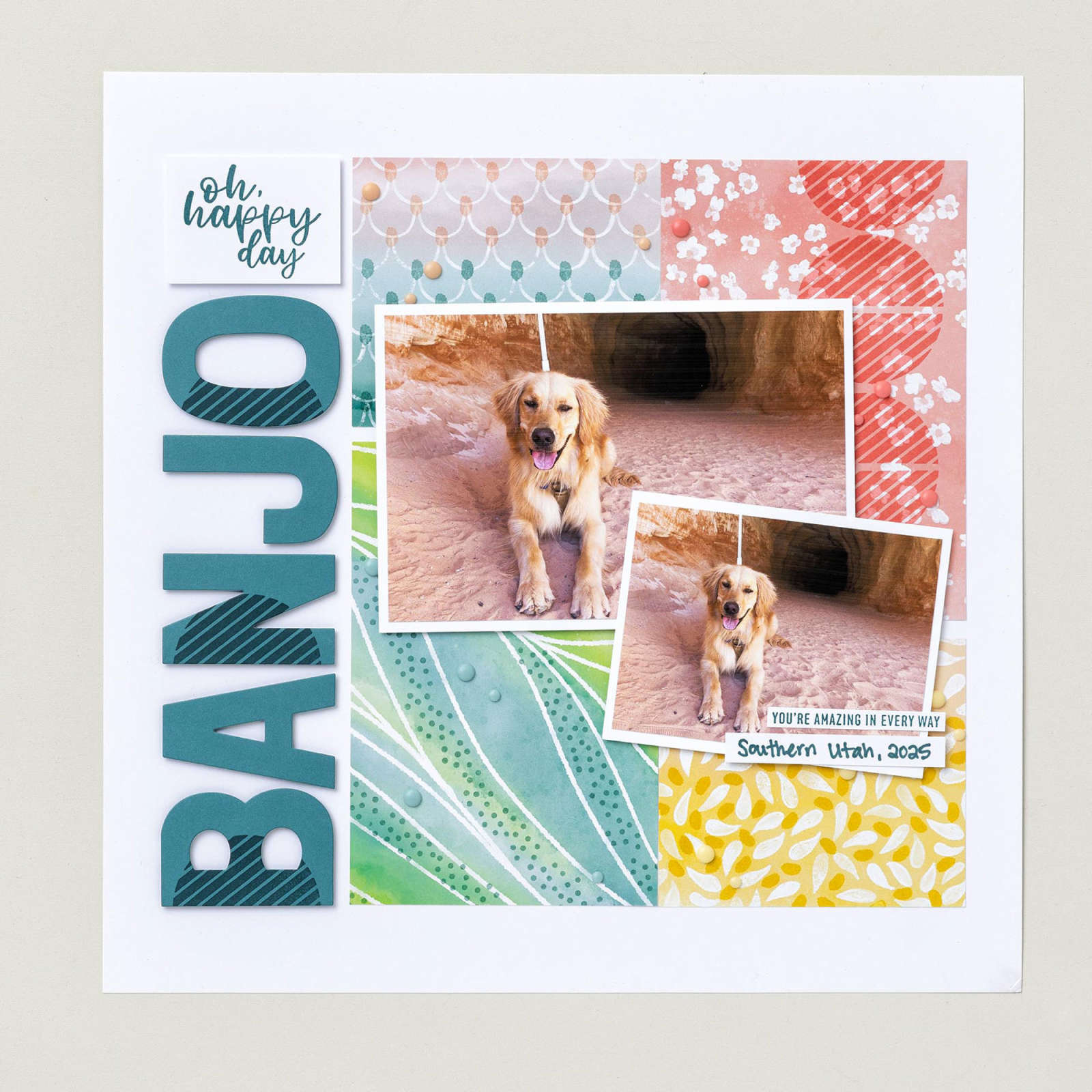 PAINTED ILLUSIONS 12" X 12" (30.5 X 30.5 CM) DESIGNER SERIES PAPER