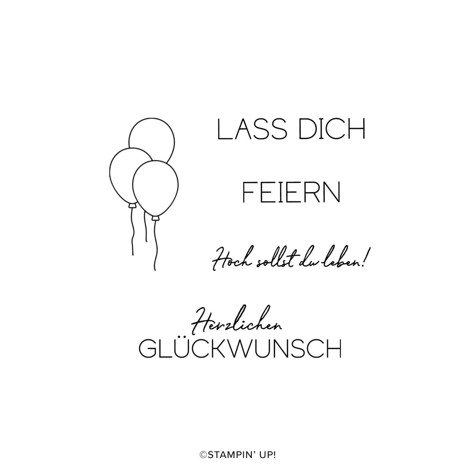 KREATIVSET PARTY MIT BALLONS (DEUTSCH)