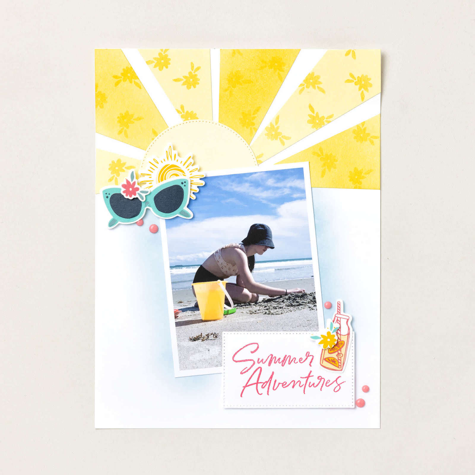 SUMMER HAPPINESS PHOTOPOLYMER STAMP SET (ENGLISH)