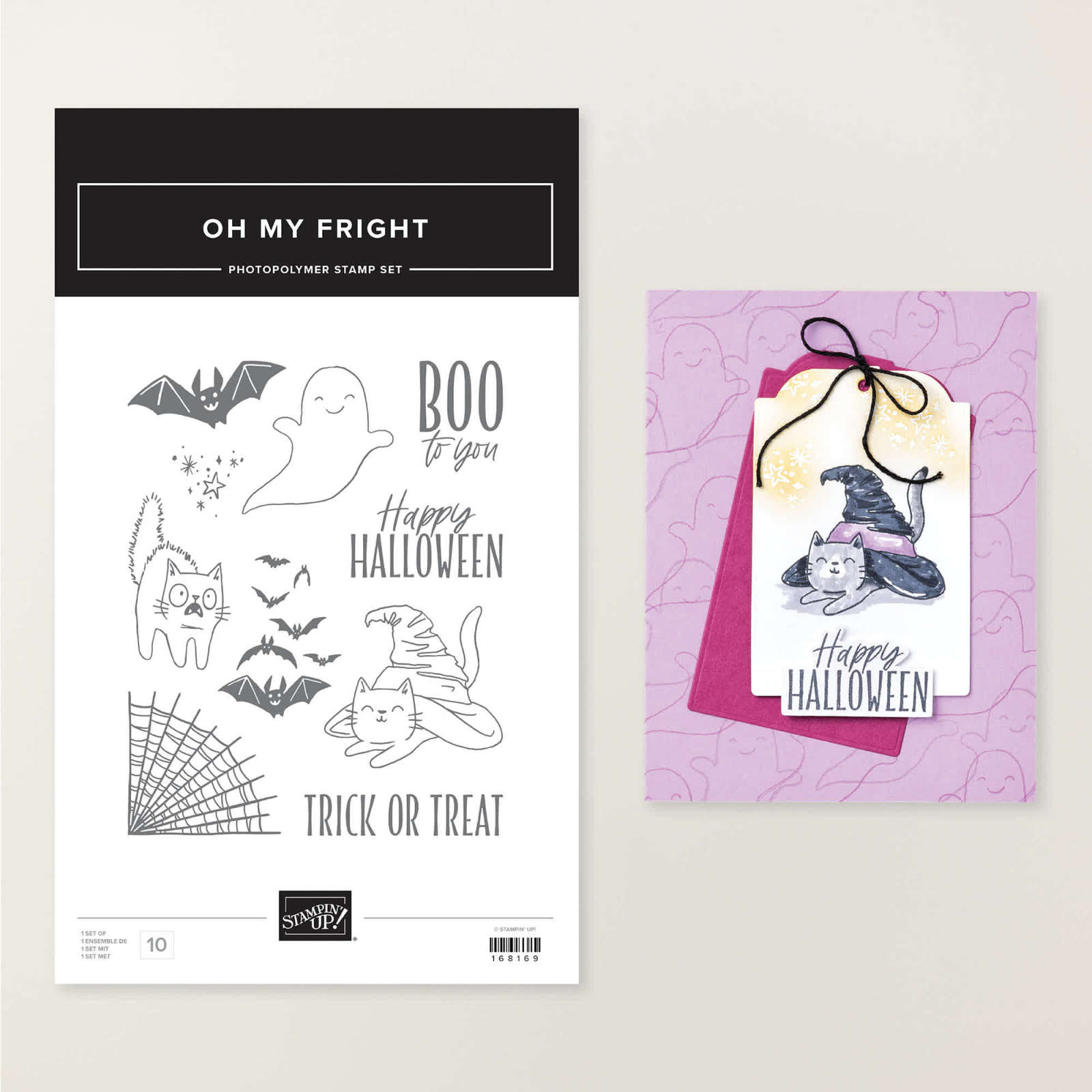 OH MY FRIGHT PHOTOPOLYMER STAMP SET (ENGLISH)