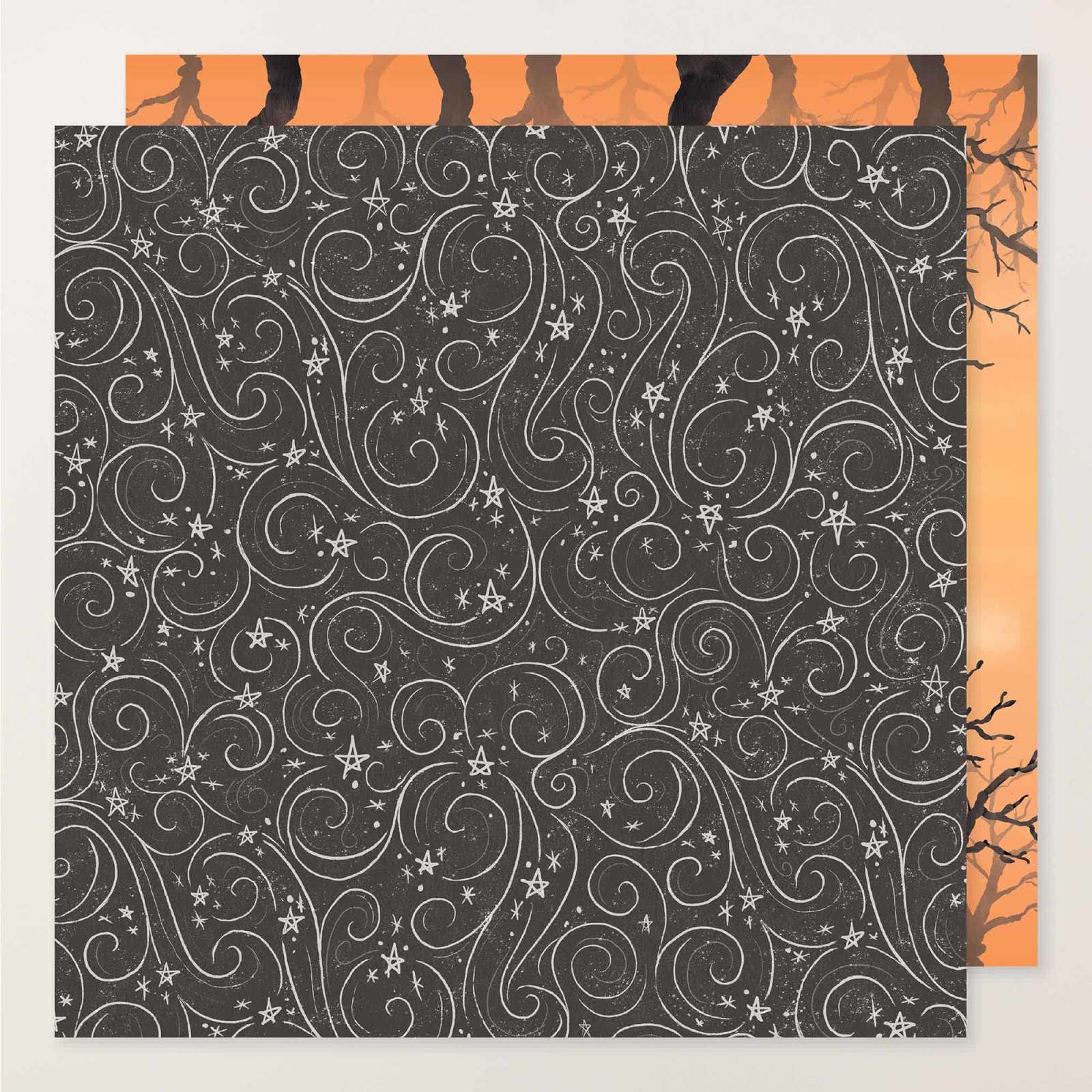 FRIGHTFULLY FUN TIMES 12" X 12" (30.5 X 30.5 CM) DESIGNER SERIES PAPER & STICKER SHEET (ENGLISH)