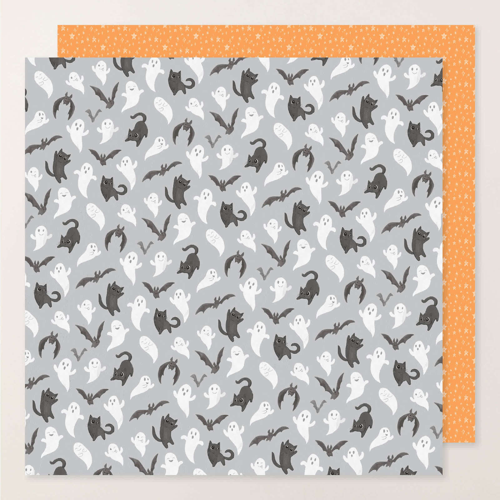 FRIGHTFULLY FUN TIMES 12" X 12" (30.5 X 30.5 CM) DESIGNER SERIES PAPER & STICKER SHEET (ENGLISH)