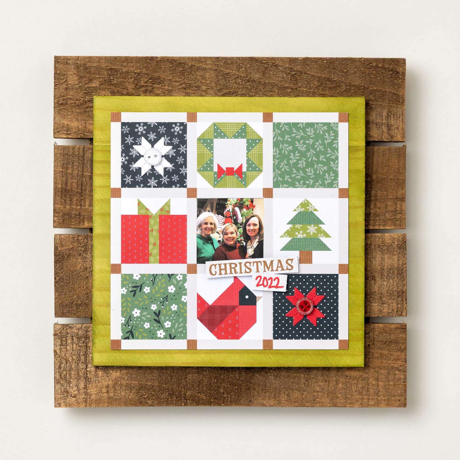 STITCHED STOCKING PHOTOPOLYMER STAMP SET (ENGLISH)