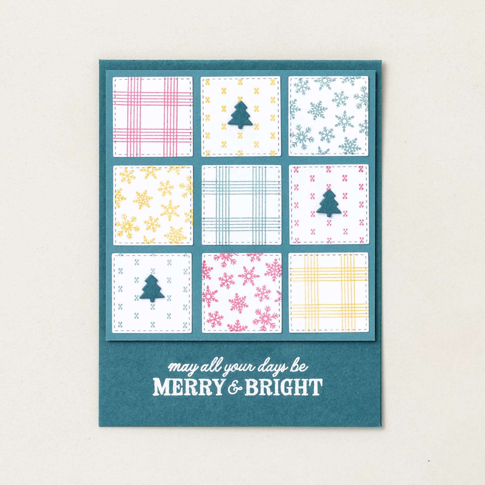 STITCHED STOCKING PHOTOPOLYMER STAMP SET (ENGLISH)