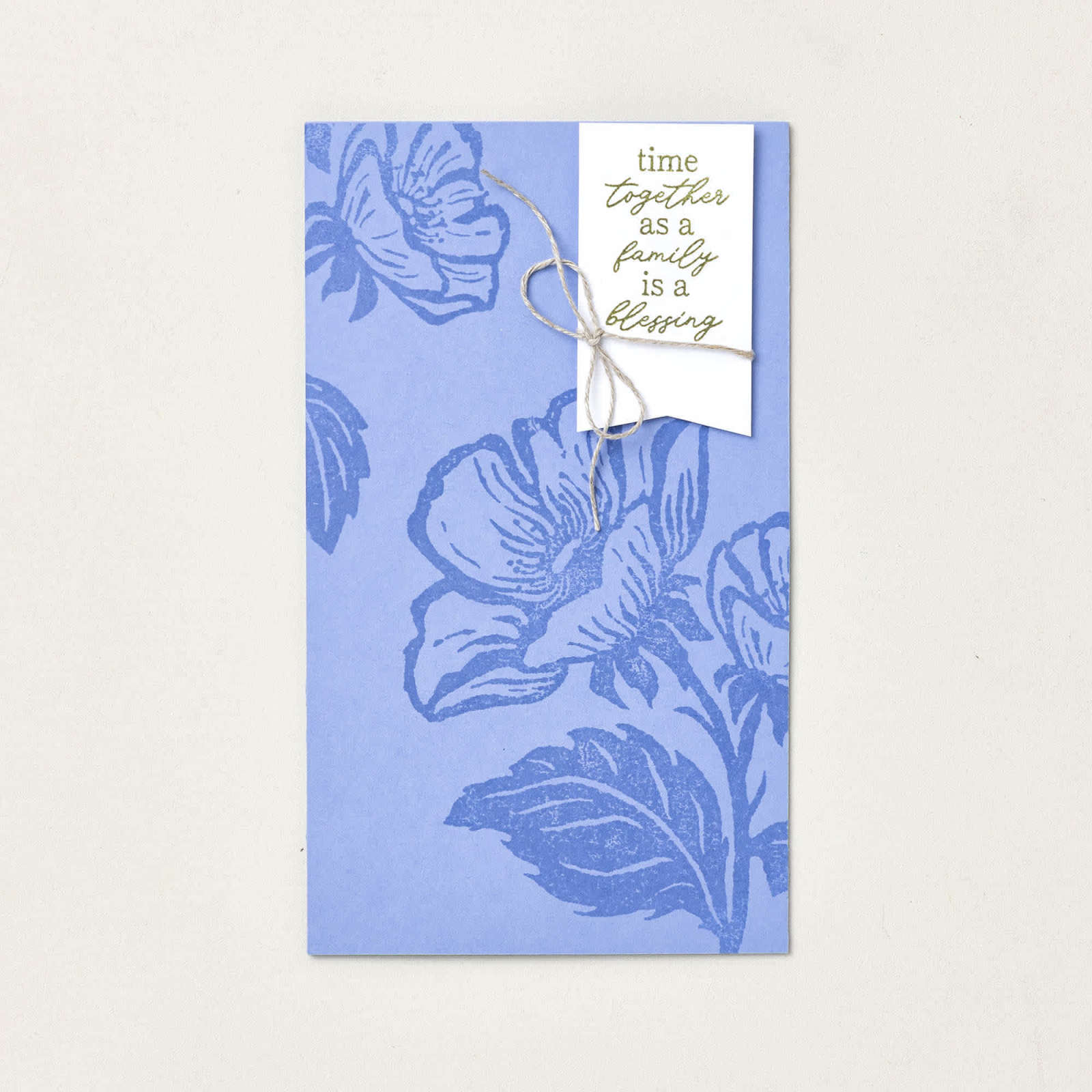 INKED FLORET PHOTOPOLYMER STAMP SET