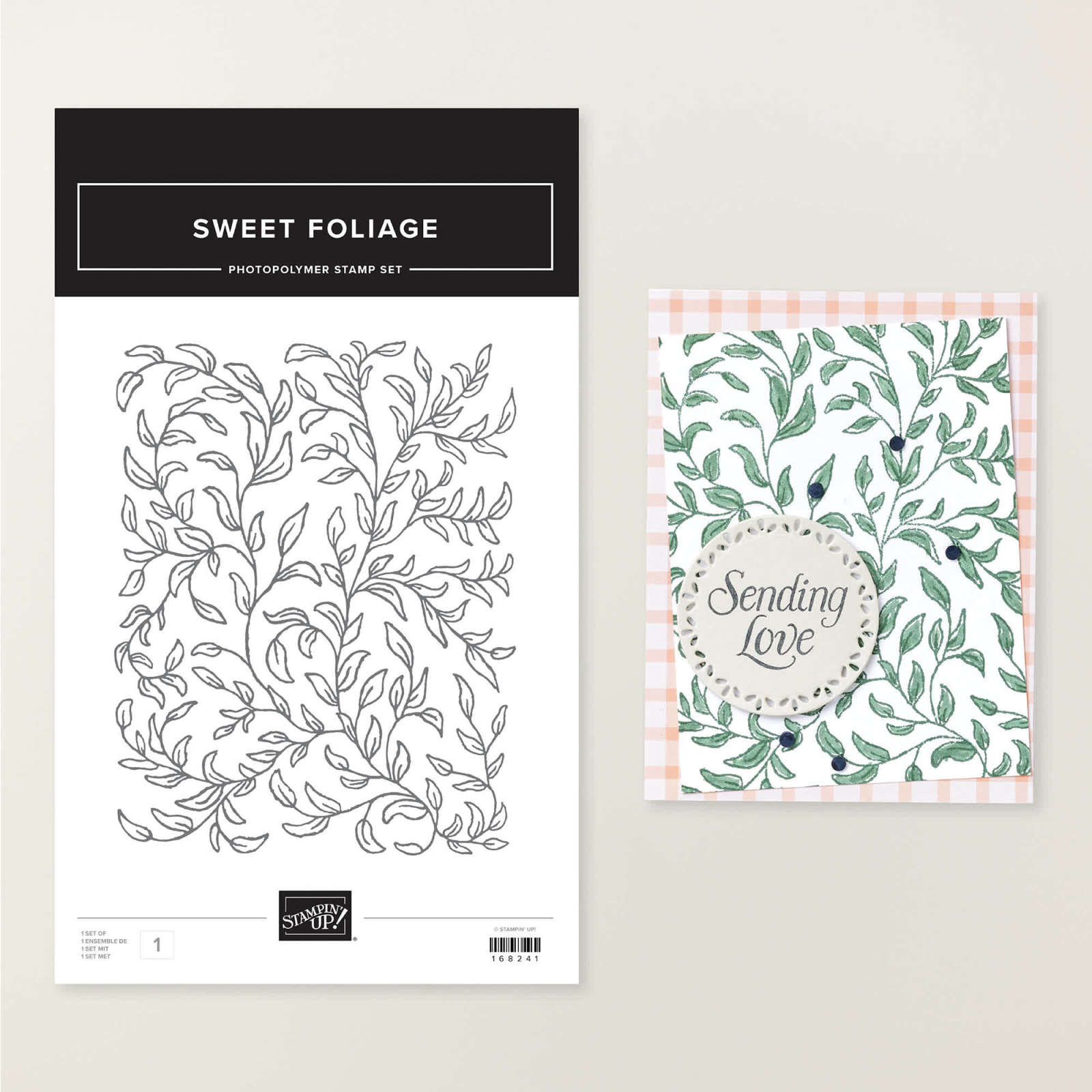 SWEET FOLIAGE PHOTOPOLYMER STAMP SET