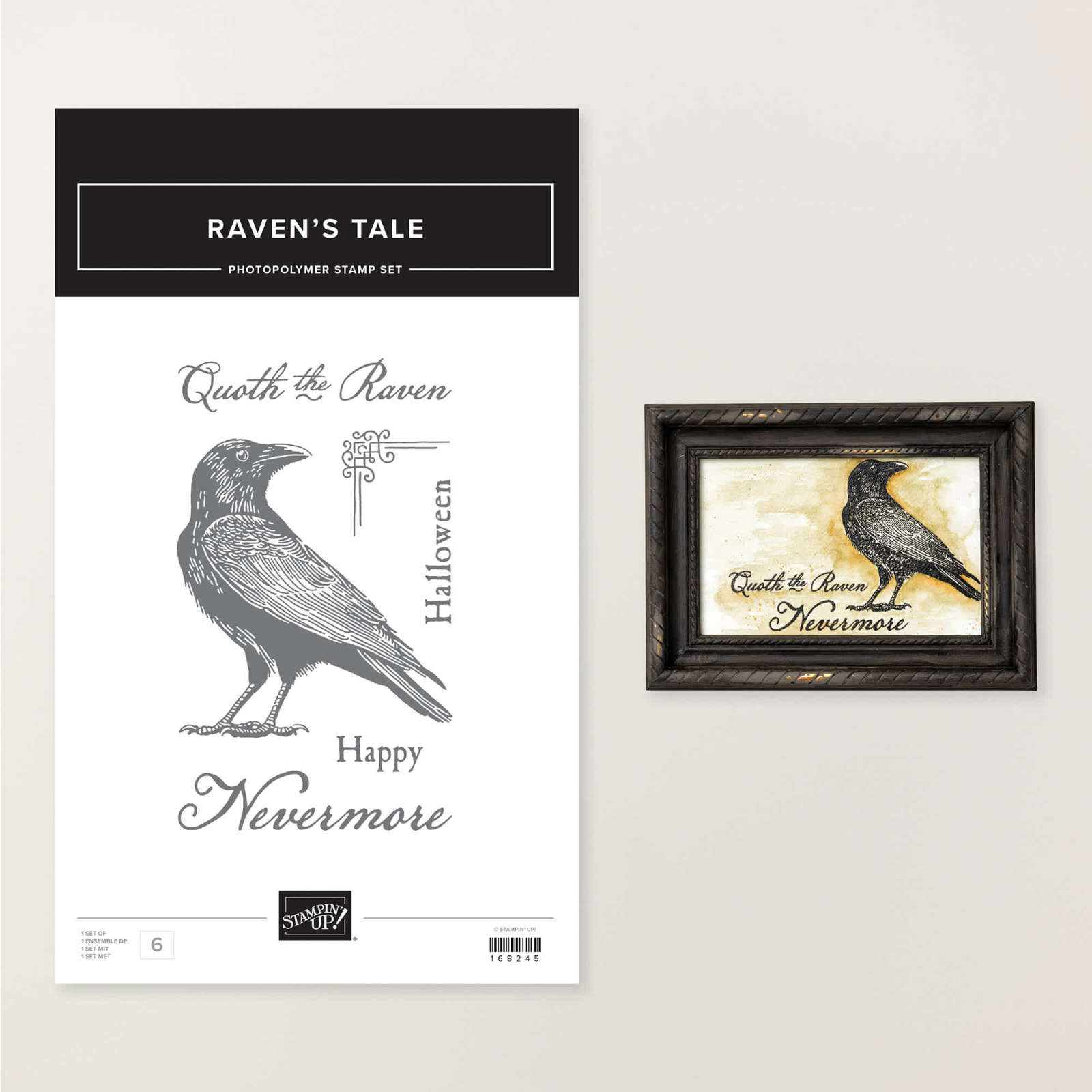 RAVEN'S TALE PHOTOPOLYMER STAMP SET (ENGLISH)