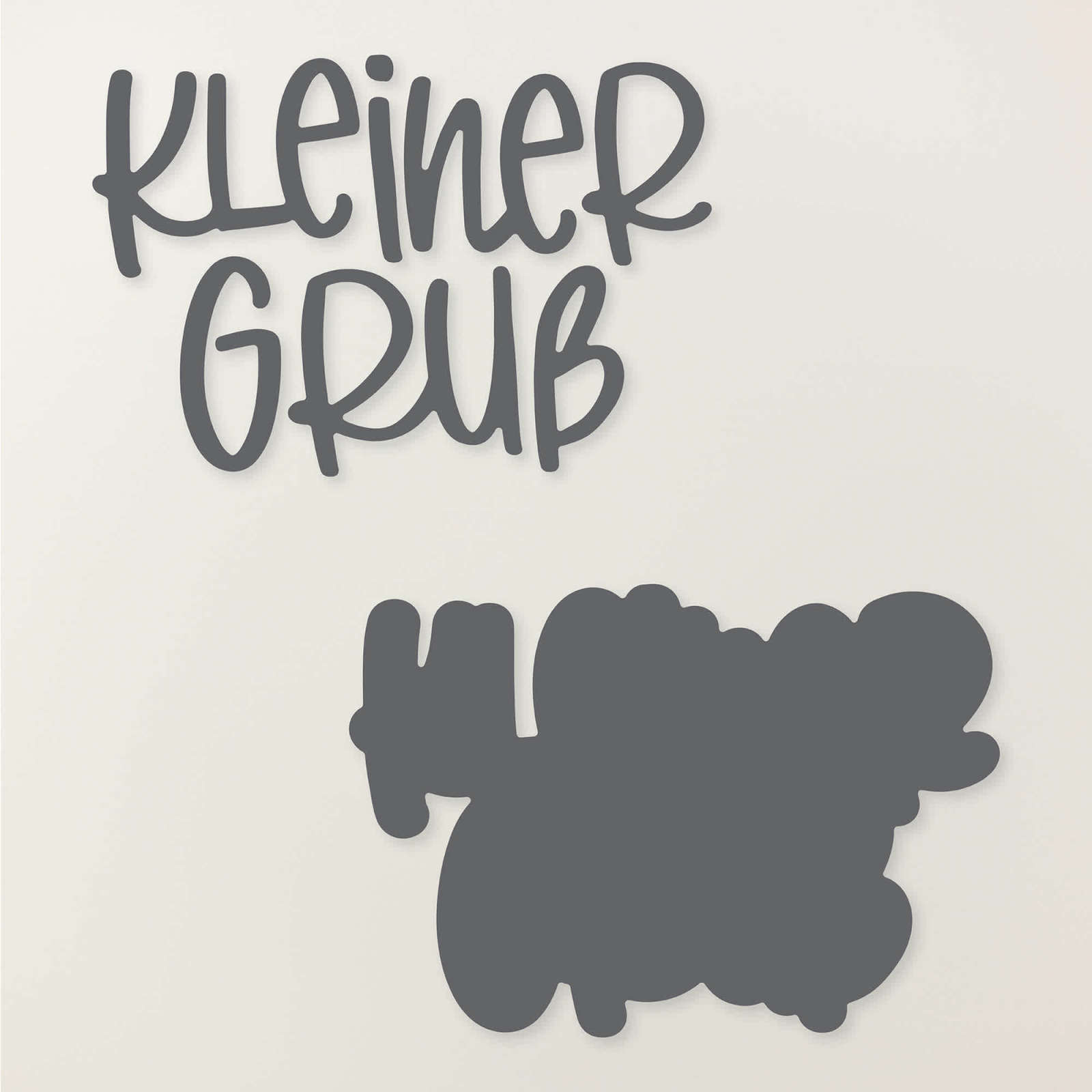 STANZFORMEN KLEINER GRUSS (DEUTSCH)