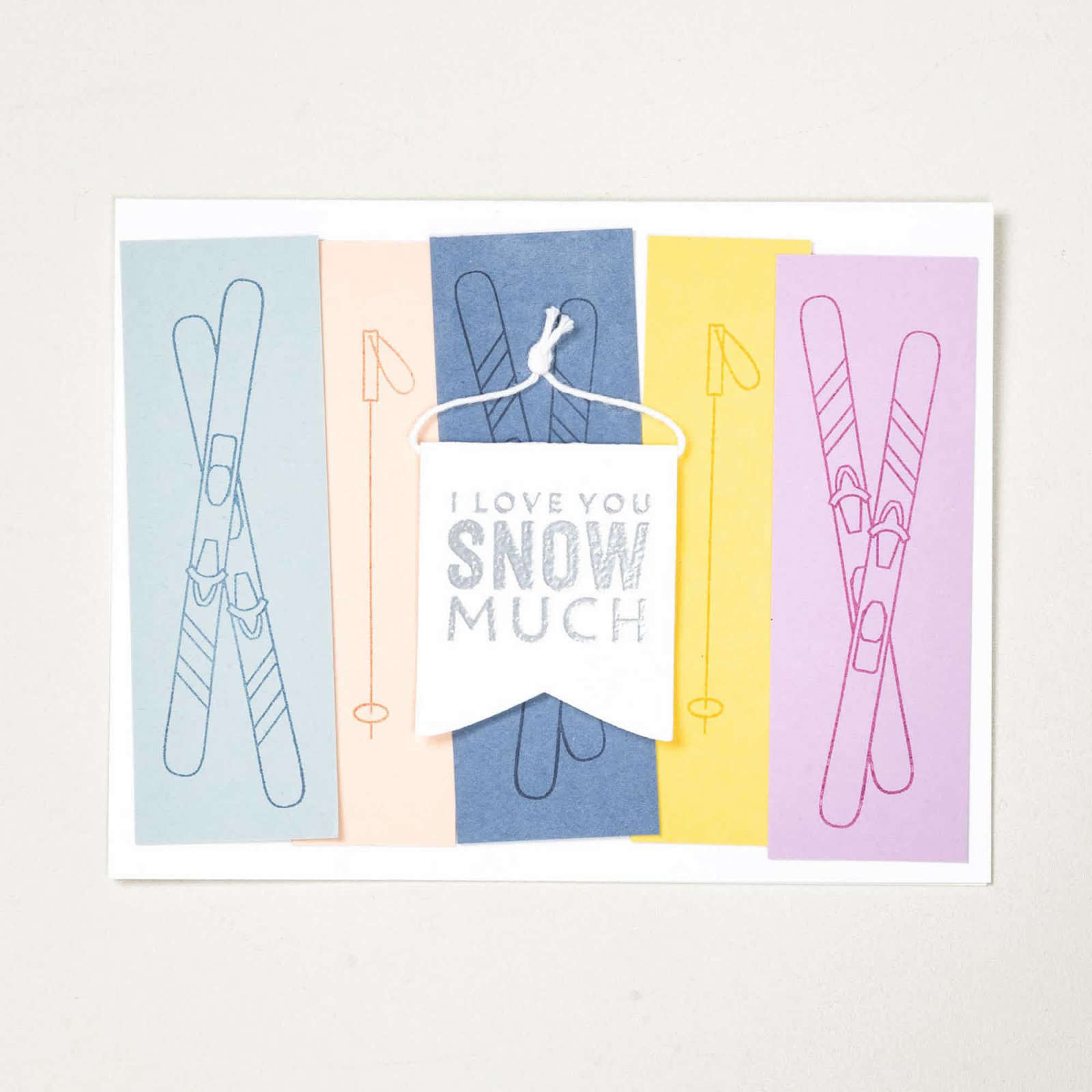 HITTING THE SLOPES PHOTOPOLYMER STAMP SET (ENGLISH)