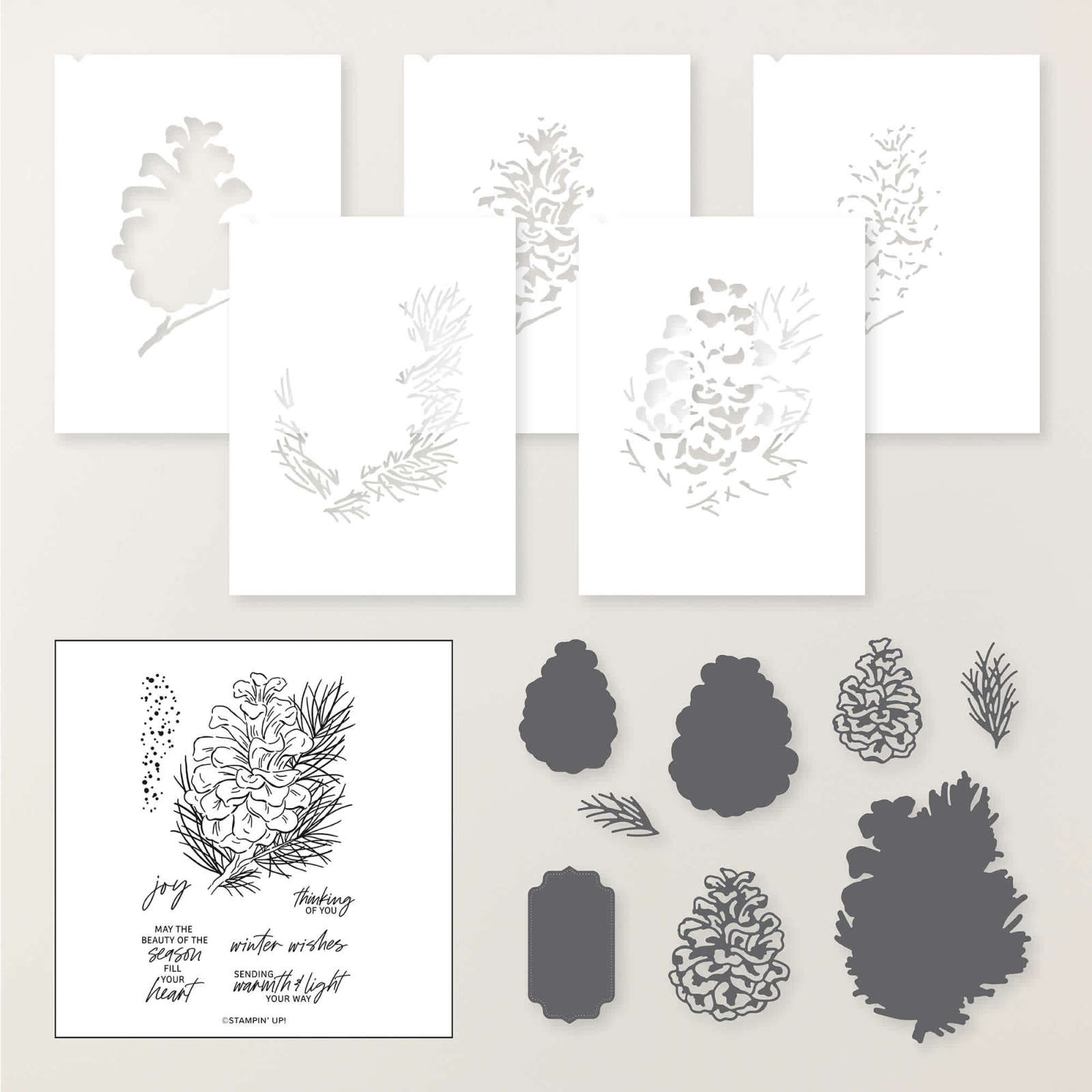 FROSTED PINECONES BUNDLE (ENGLISH)