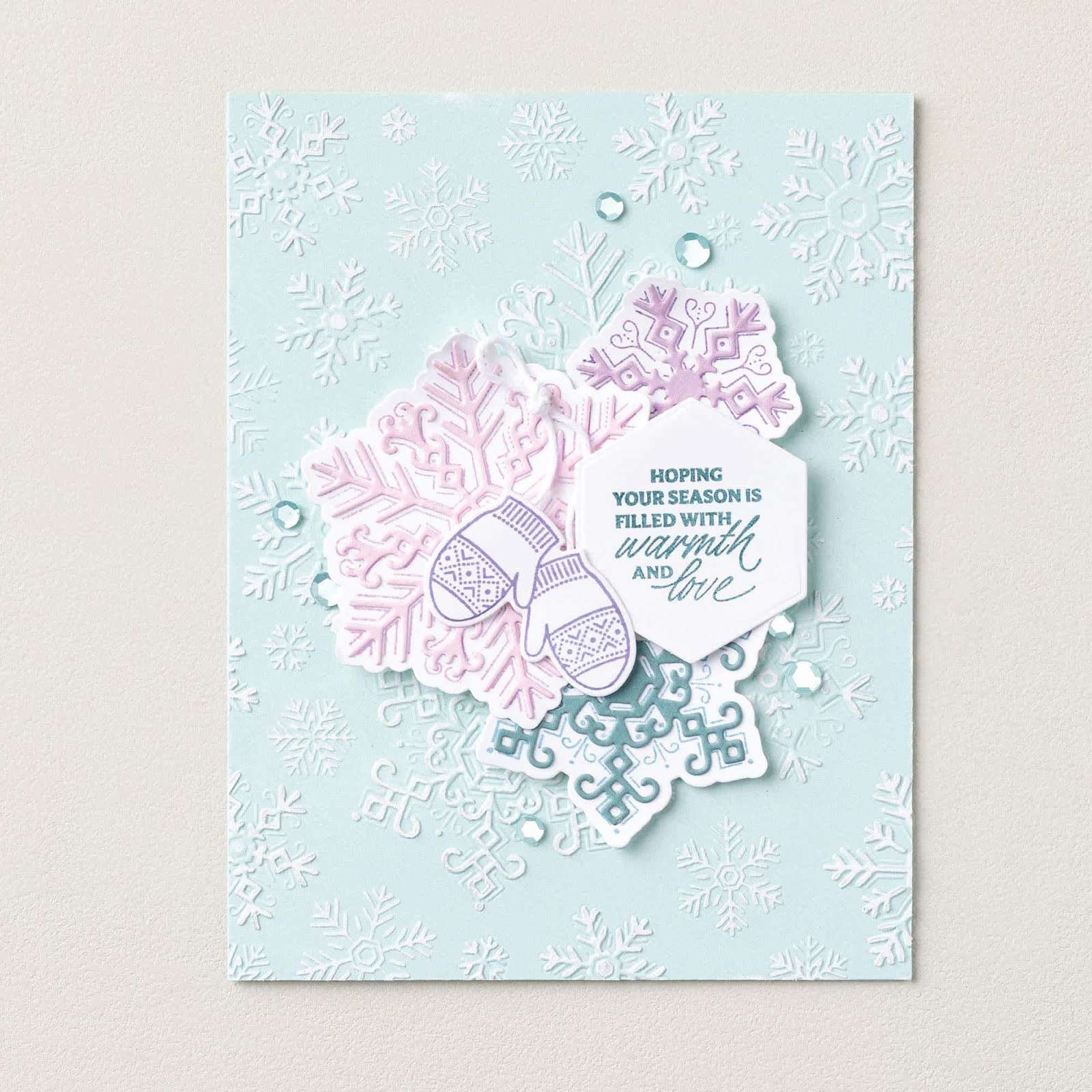 DREAMY SNOWFLAKES PHOTOPOLYMER STAMP SET (ENGLISH)