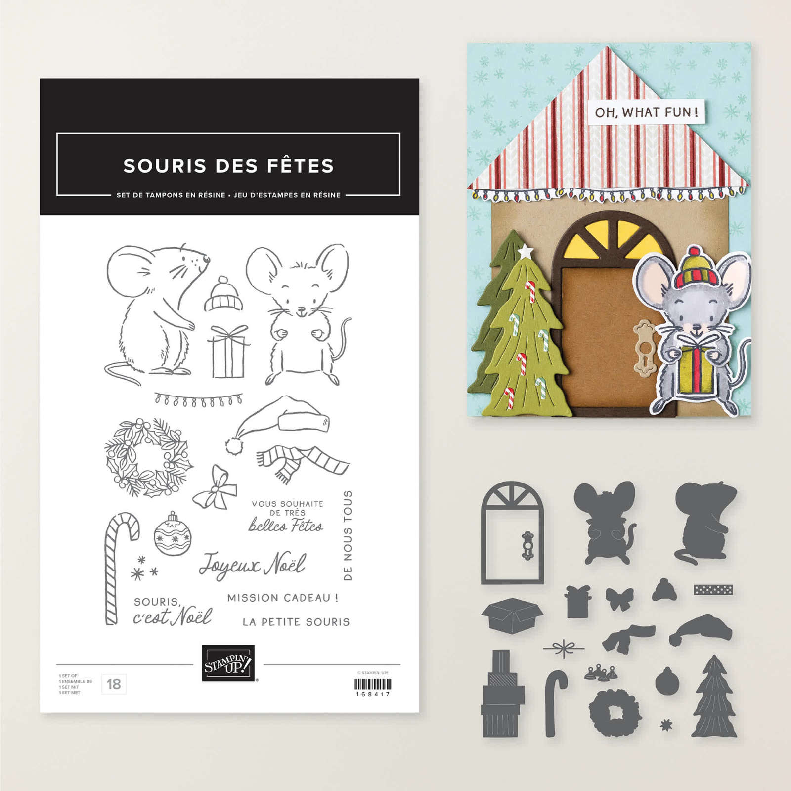 LOT SOURIS DES FÊTES (FRANÇAIS)
