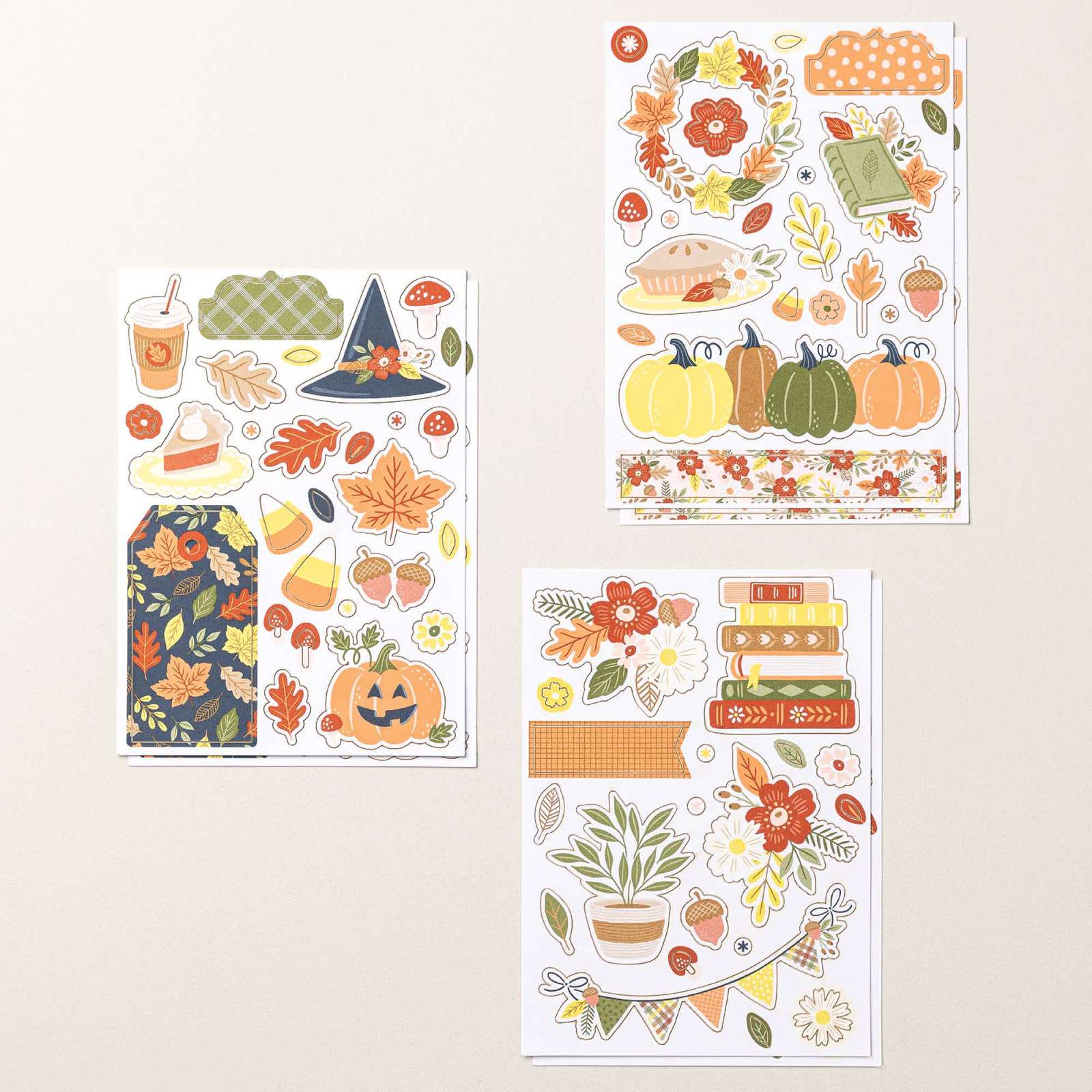 HARVEST HUES MIX & MATCH EPHEMERA PACK