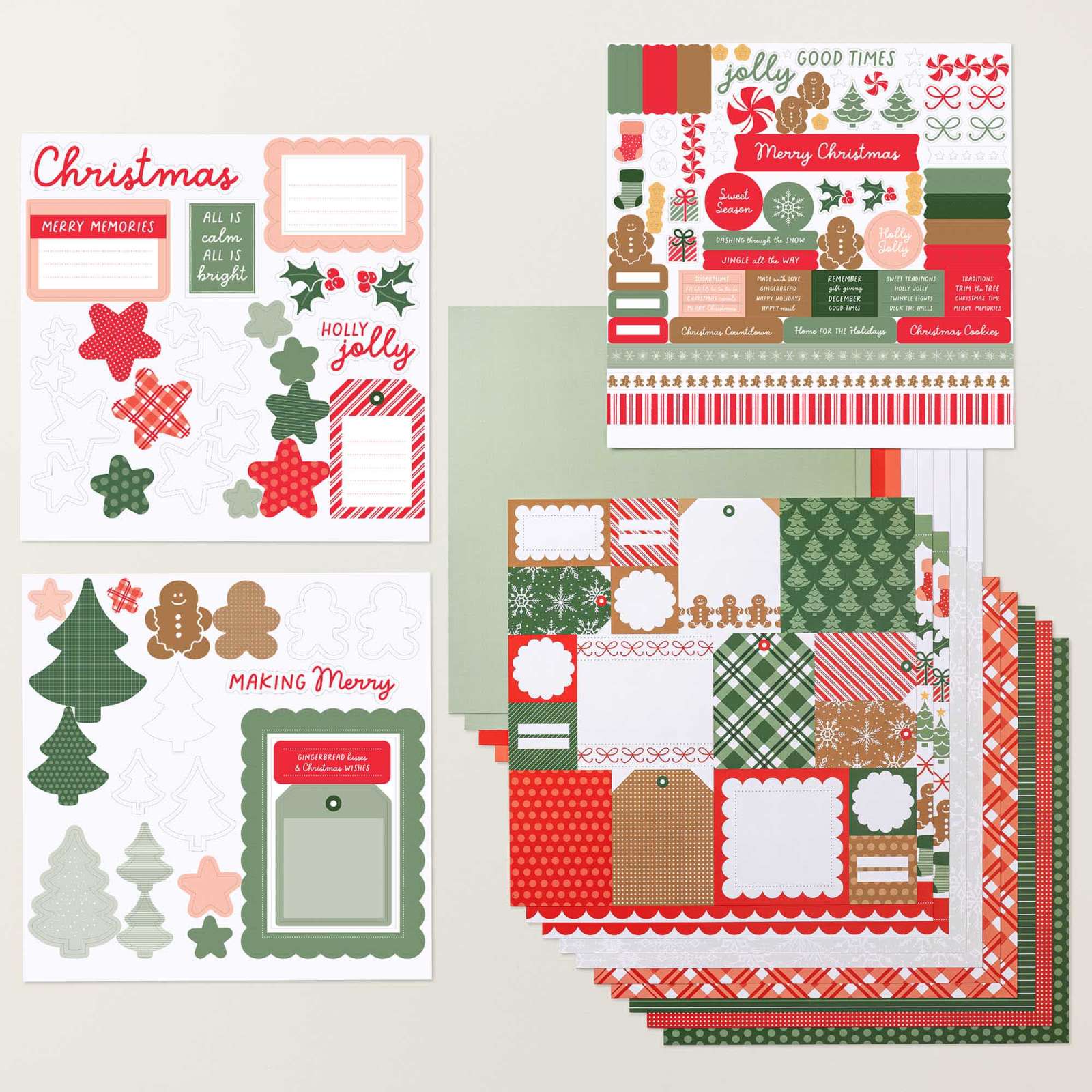 HOME FOR CHRISTMAS SCRAPBOOKING WORKSHOP KIT (ENGLISH)