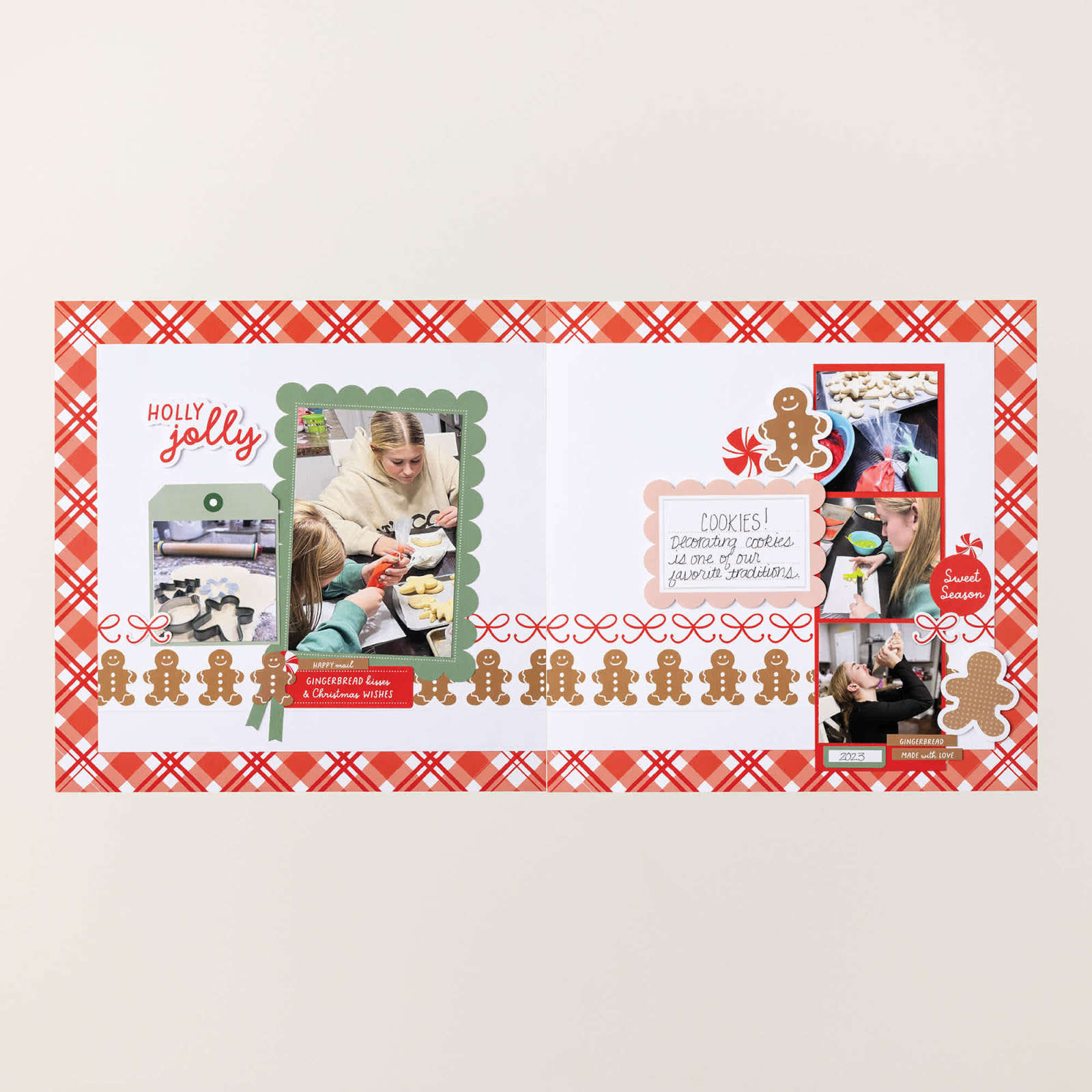 HOME FOR CHRISTMAS SCRAPBOOKING WORKSHOP KIT (ENGLISH)