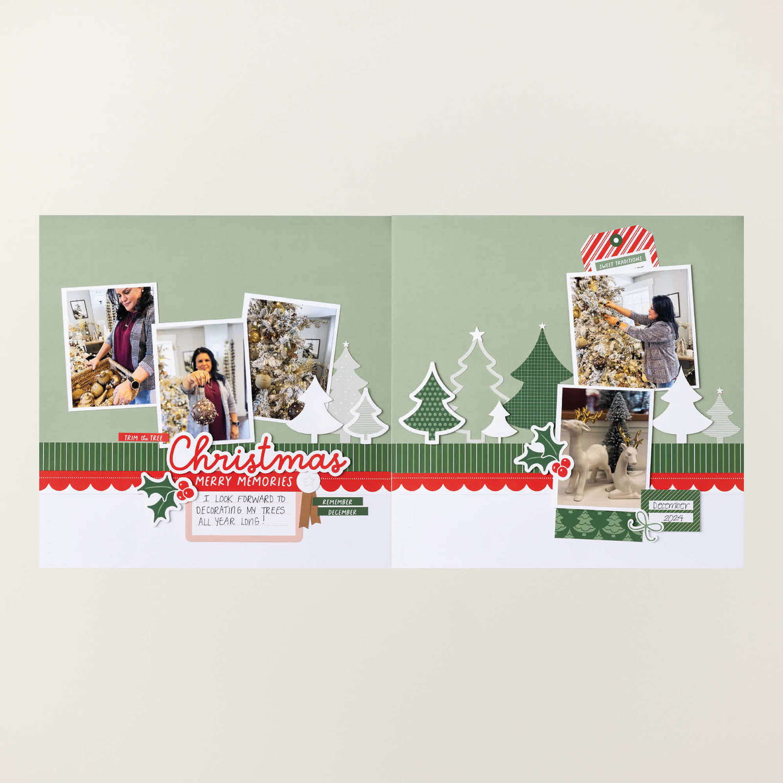 HOME FOR CHRISTMAS SCRAPBOOKING WORKSHOP KIT (ENGLISH)