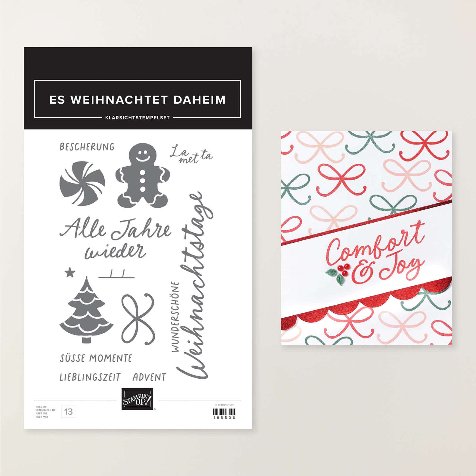 STEMPELSET KLARSICHT ES WEIHNACHTET DAHEIM (DEUTSCH)