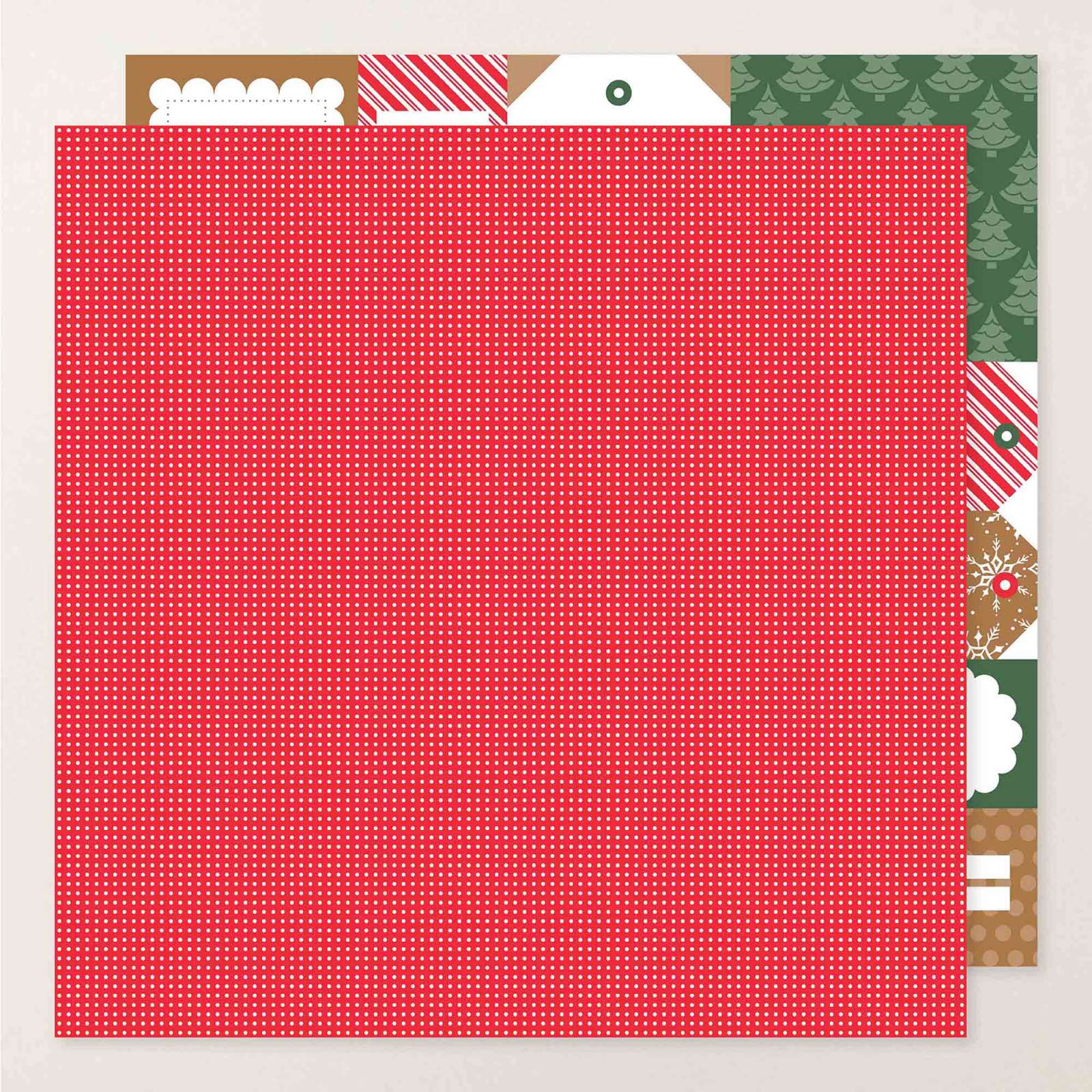 TIMELESS CHRISTMAS 12" X 12" (30.5 X 30.5 CM) DESIGNER SERIES PAPER & STICKER SHEET (ENGLISH)