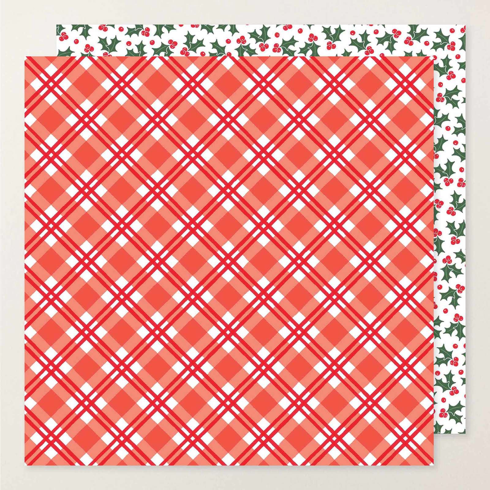 TIMELESS CHRISTMAS 12" X 12" (30.5 X 30.5 CM) DESIGNER SERIES PAPER & STICKER SHEET (ENGLISH)