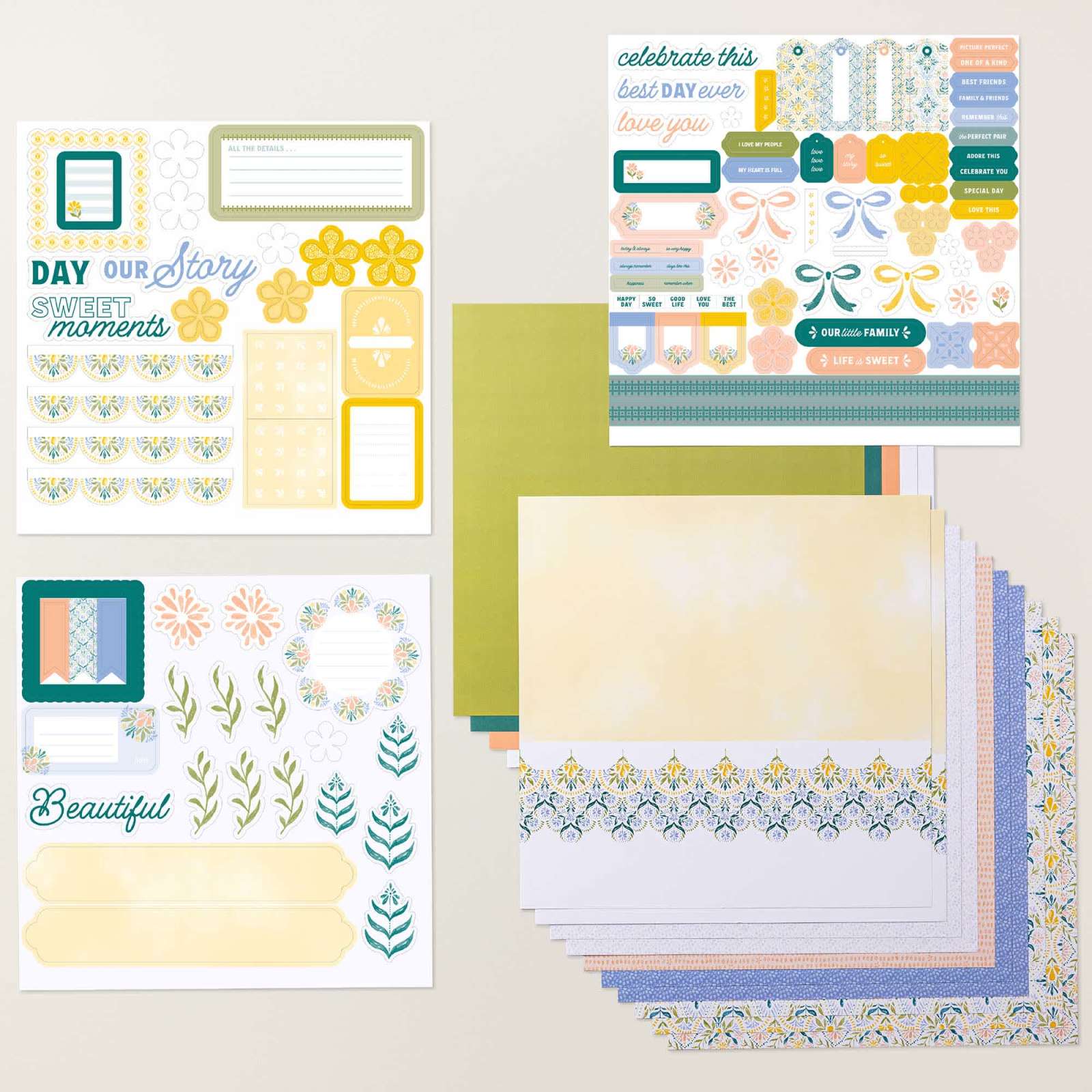 MEMORABLE GARDEN SCRAPBOOKING WORKSHOP KIT (ENGLISH)
