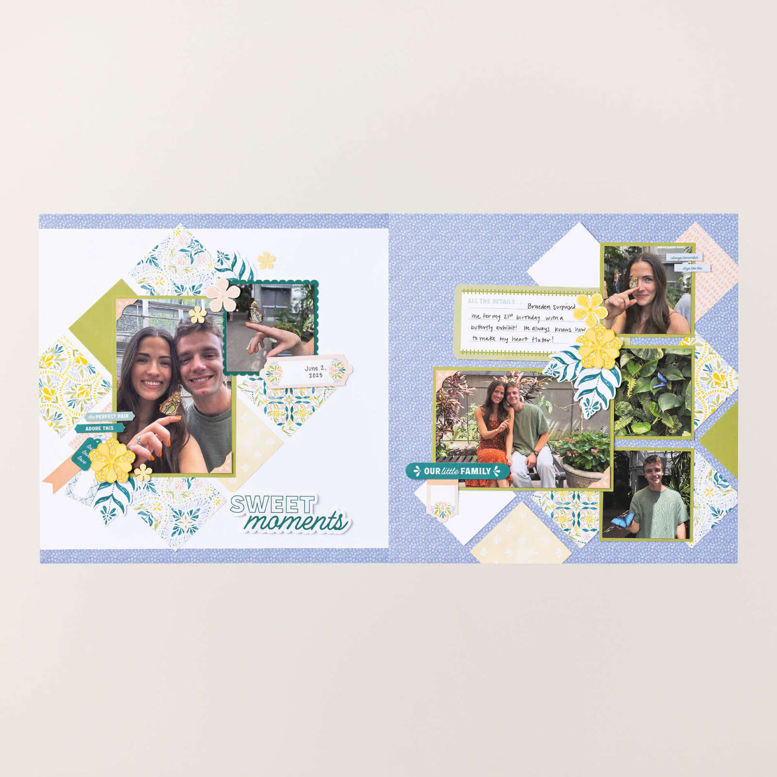 MEMORABLE GARDEN SCRAPBOOKING WORKSHOP KIT (ENGLISH)