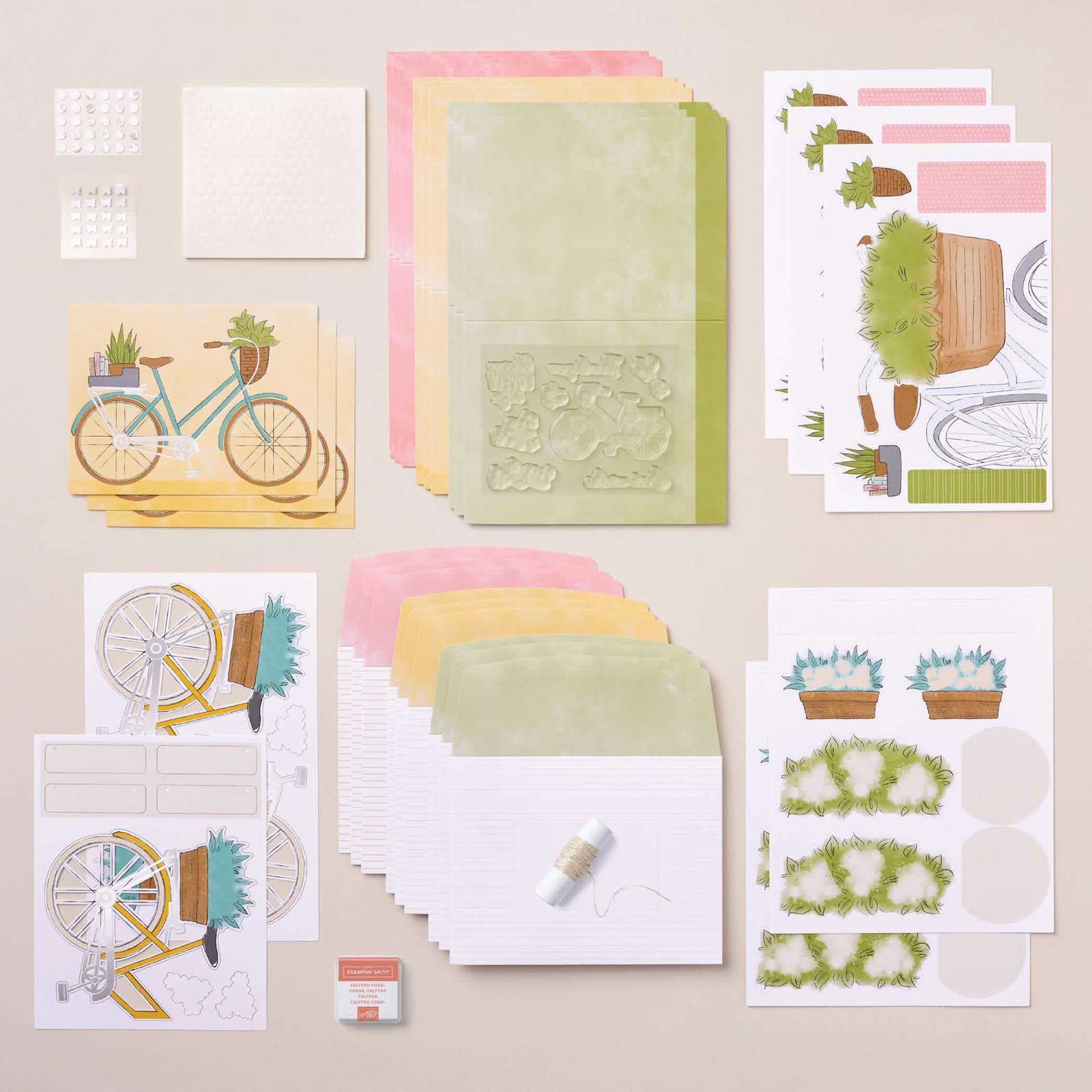 BIKES & BLOOMS PAPER PUMPKIN PAST KIT (ENGLISH)