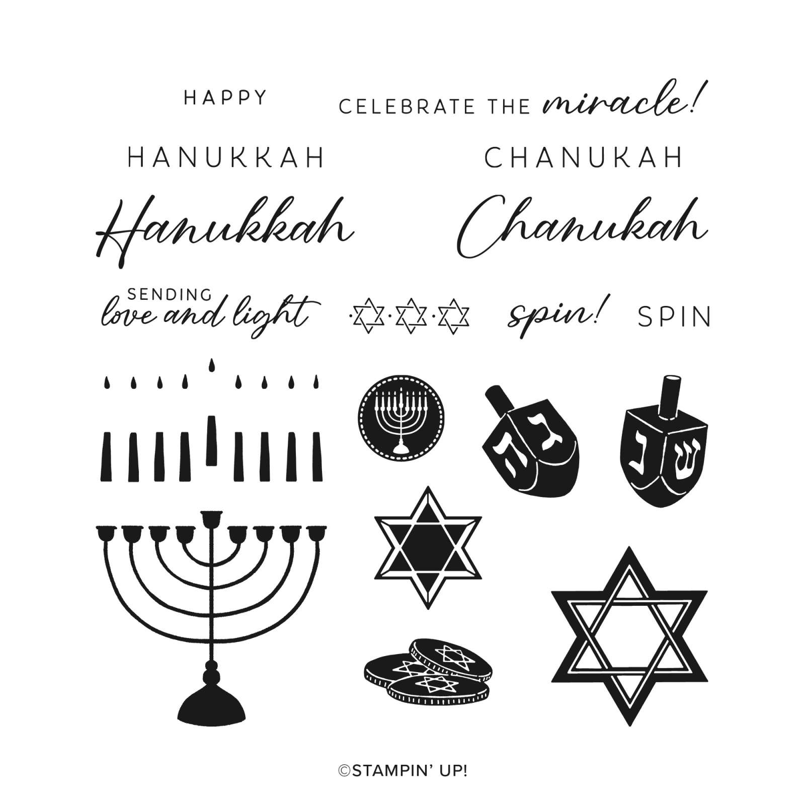CELEBRATE THE MIRACLE PHOTOPOLYMER STAMP SET (ENGLISH)