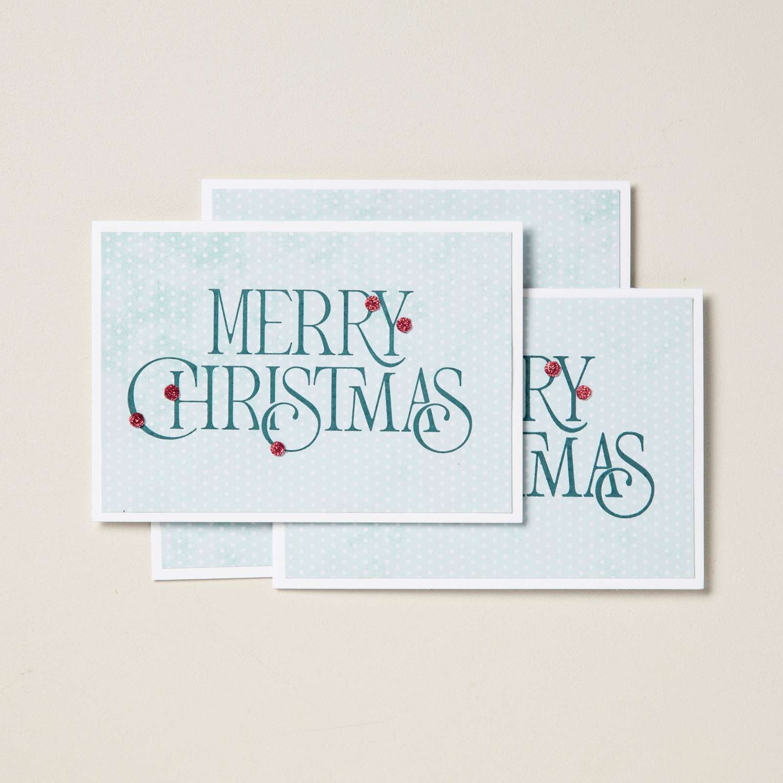 MERRY CHRISTMAS PHOTOPOLYMER STAMP SET (ENGLISH)