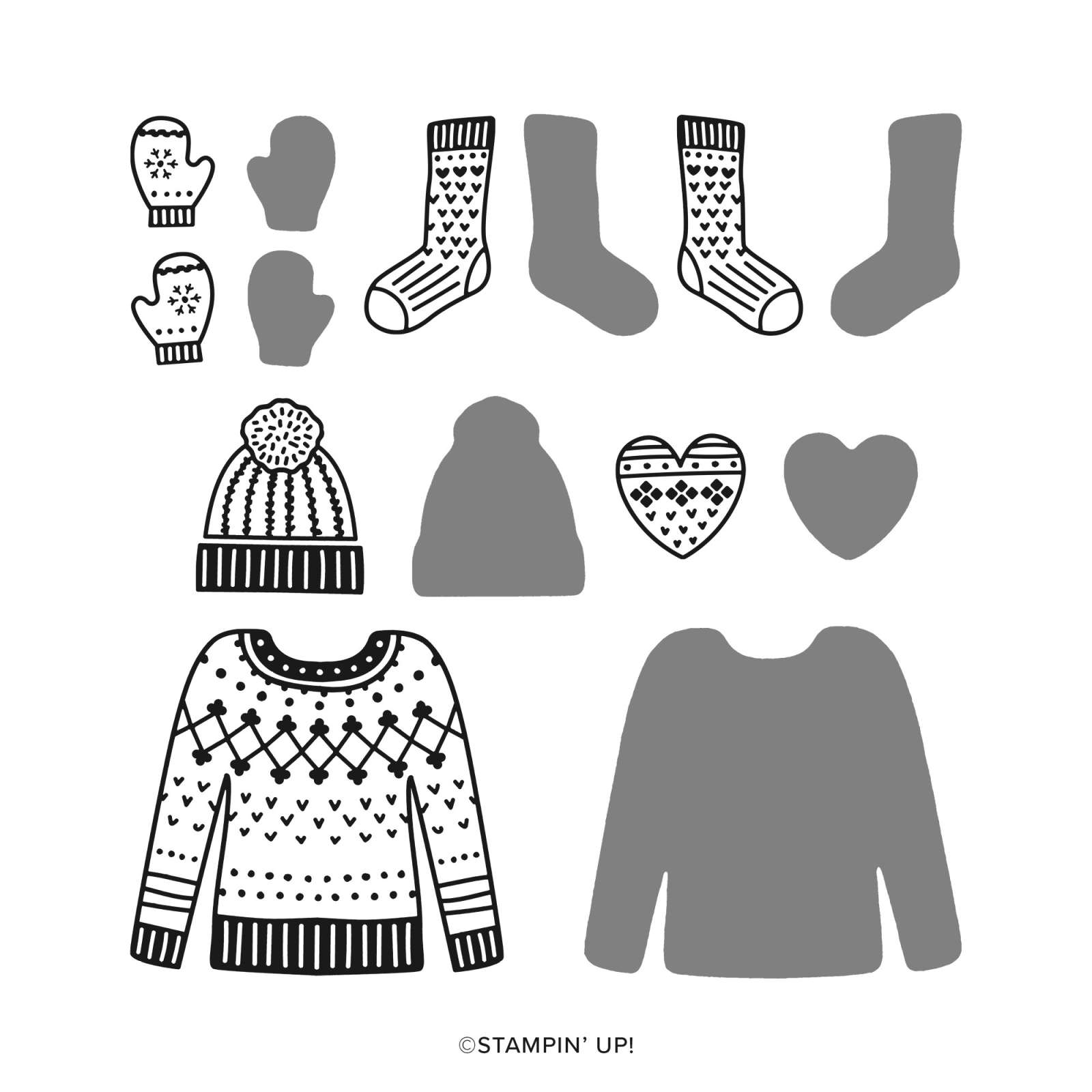 STAY WARM PHOTOPOLYMER STAMP SET