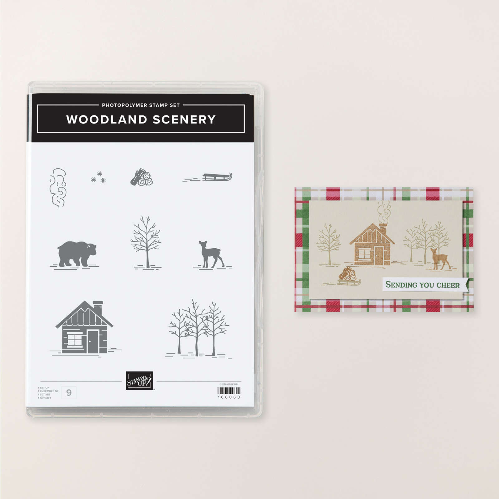 WOODLAND SCENERY PHOTOPOLYMER STAMP SET