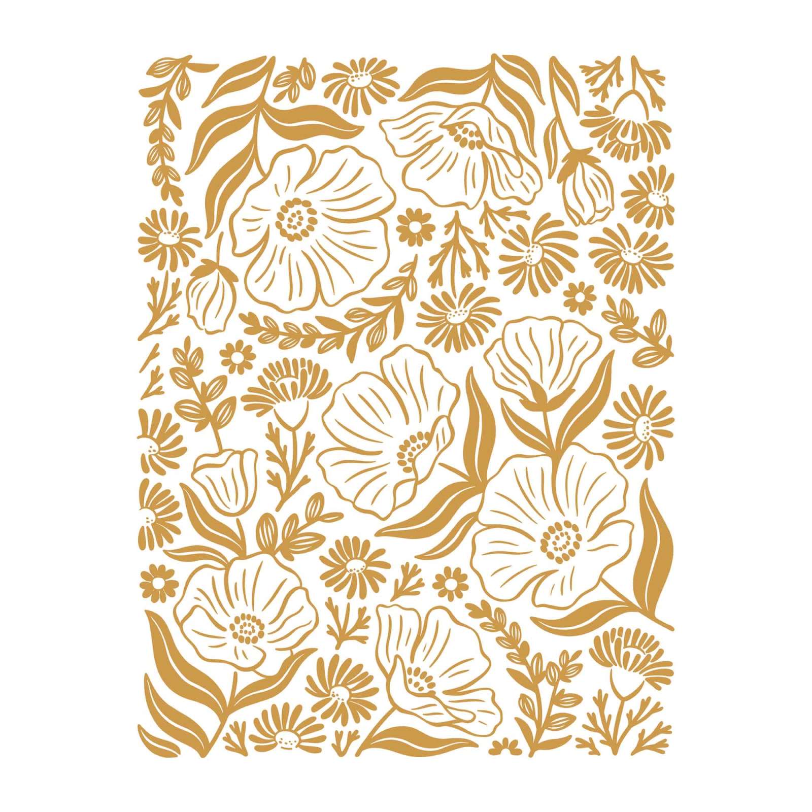 GARDEN SILHOUETTE HOT FOIL DIE