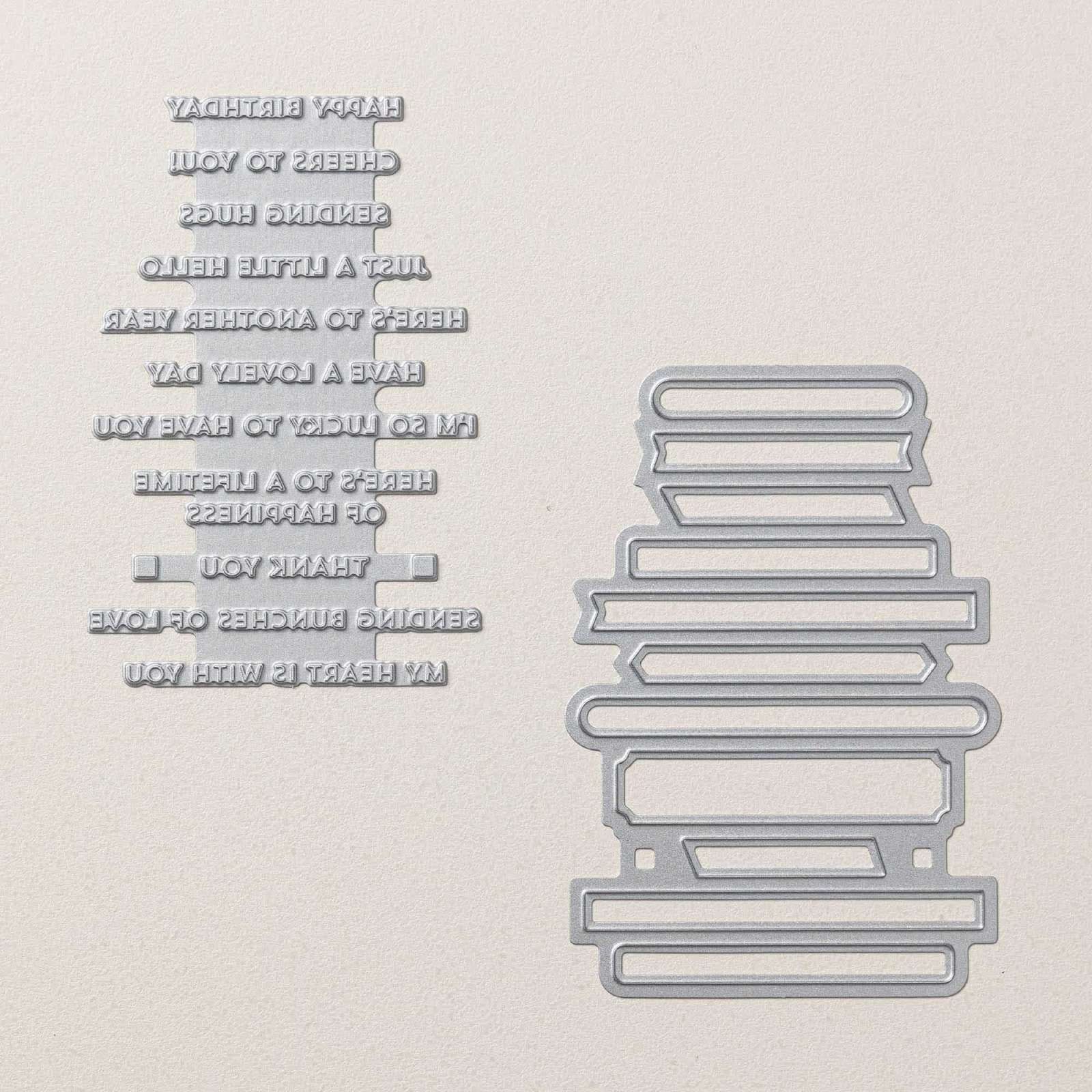 SWEETLY SENTIMENTAL HOT FOIL DIES (ENGLISH)