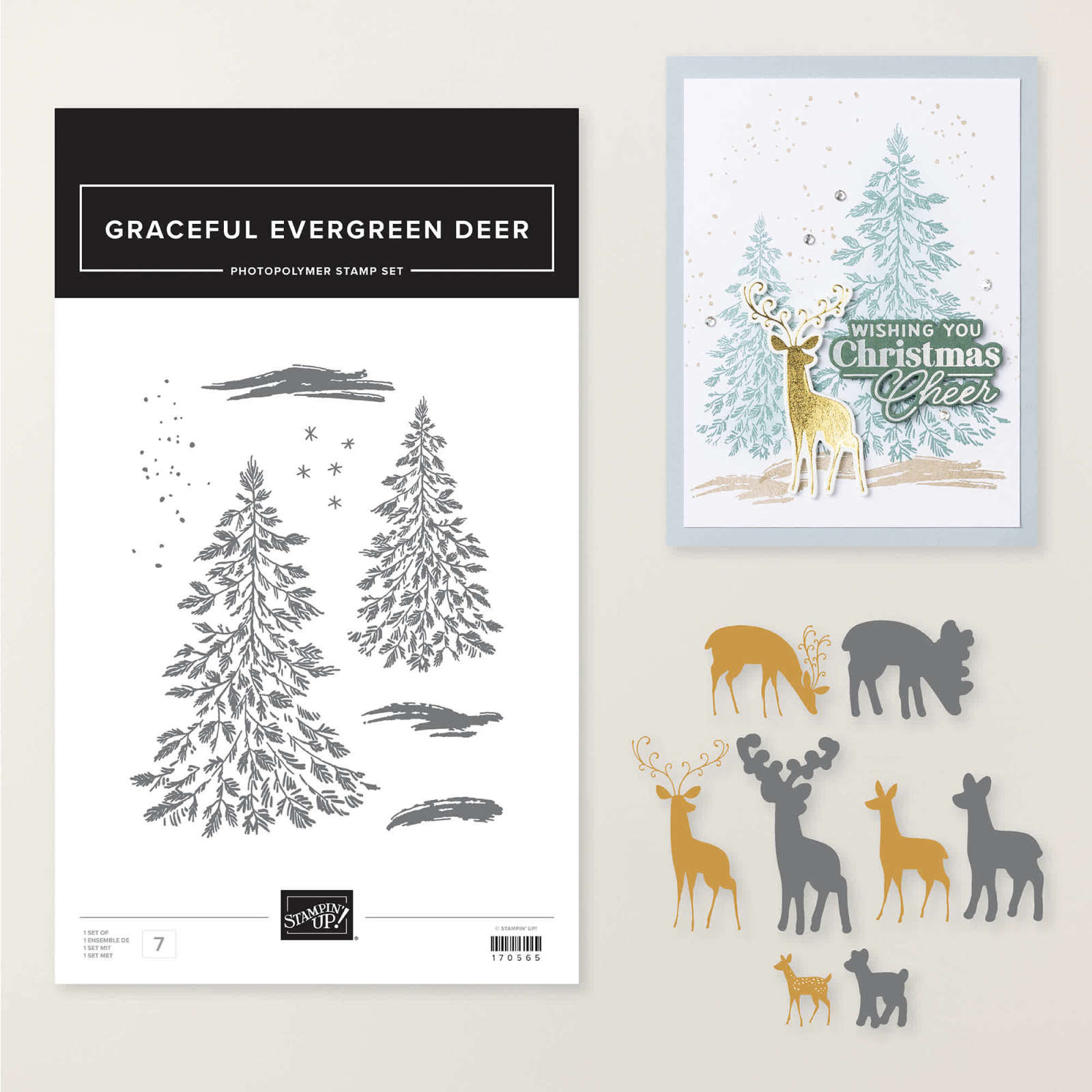 GRACEFUL EVERGREEN DEER bundle