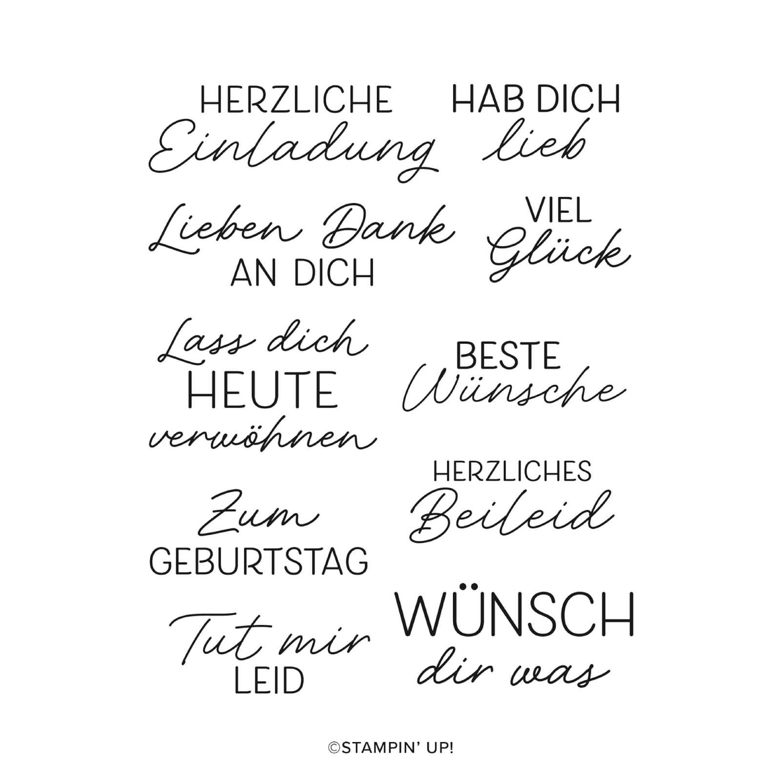 STEMPELSET KLARSICHT REIZVOLLE RAHMEN (DEUTSCH)