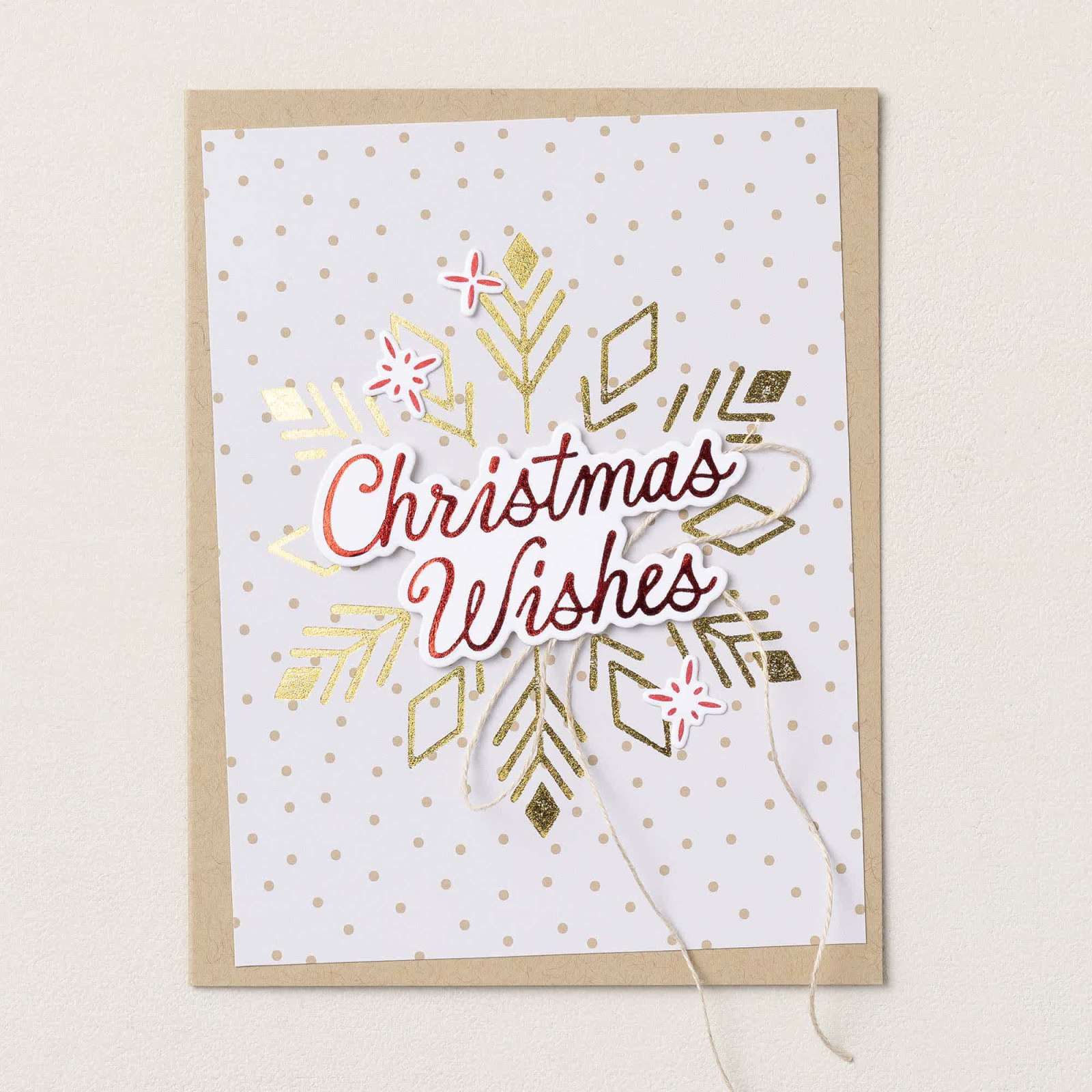 TWINKLING TIDINGS PHOTOPOLYMER STAMP SET