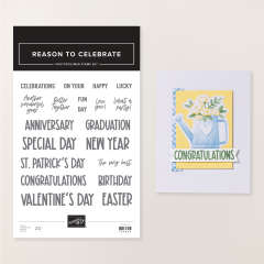 REASON TO CELEBRATE PHOTOPOLYMER STAMP SET (ENGLISH)