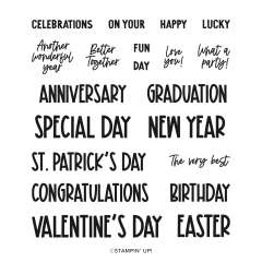 REASON TO CELEBRATE PHOTOPOLYMER STAMP SET (ENGLISH)